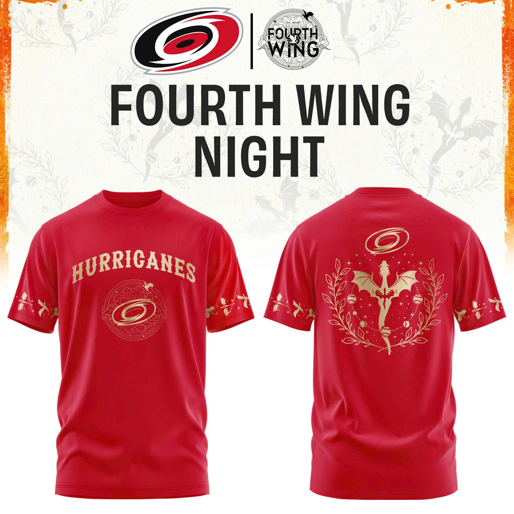 '26 Carolina Hockey Dragon Wing Night Limited Edition Tshirt | Jogger | Cap v2