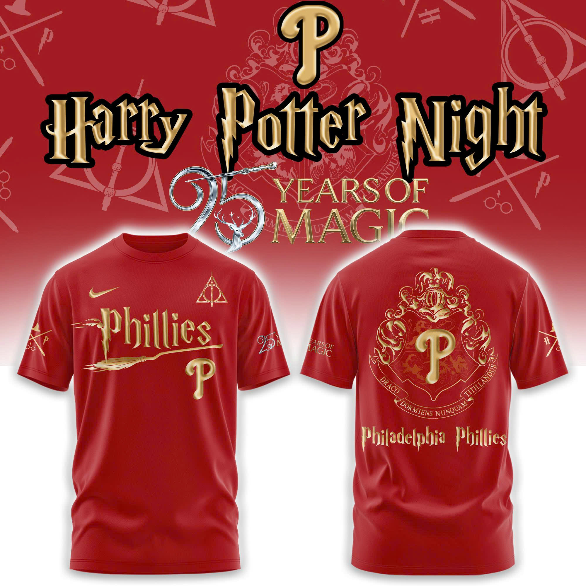 Philadelphia Phillies Harry Potter 2026 Limited Edition Tshirt | Jogger | Cap