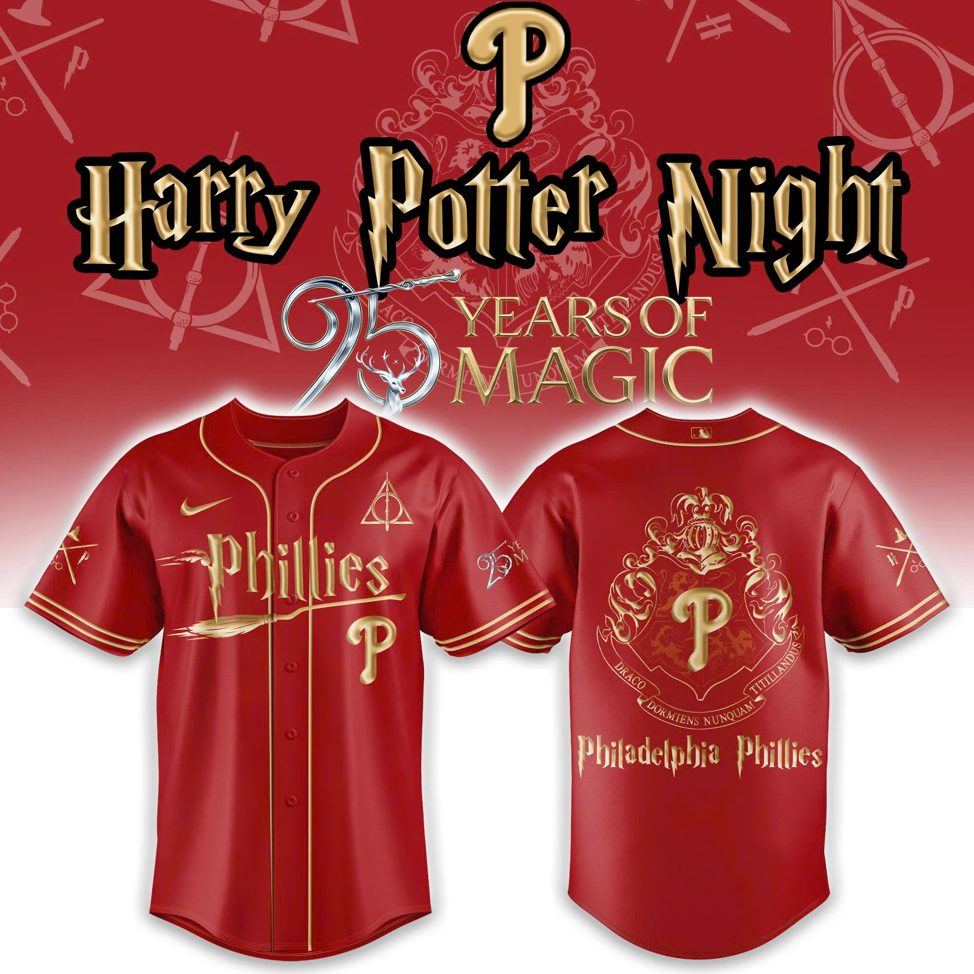 Philadelphia Phillies Harry Potter 2026 Limited Edition Jersey| Jogger | Cap