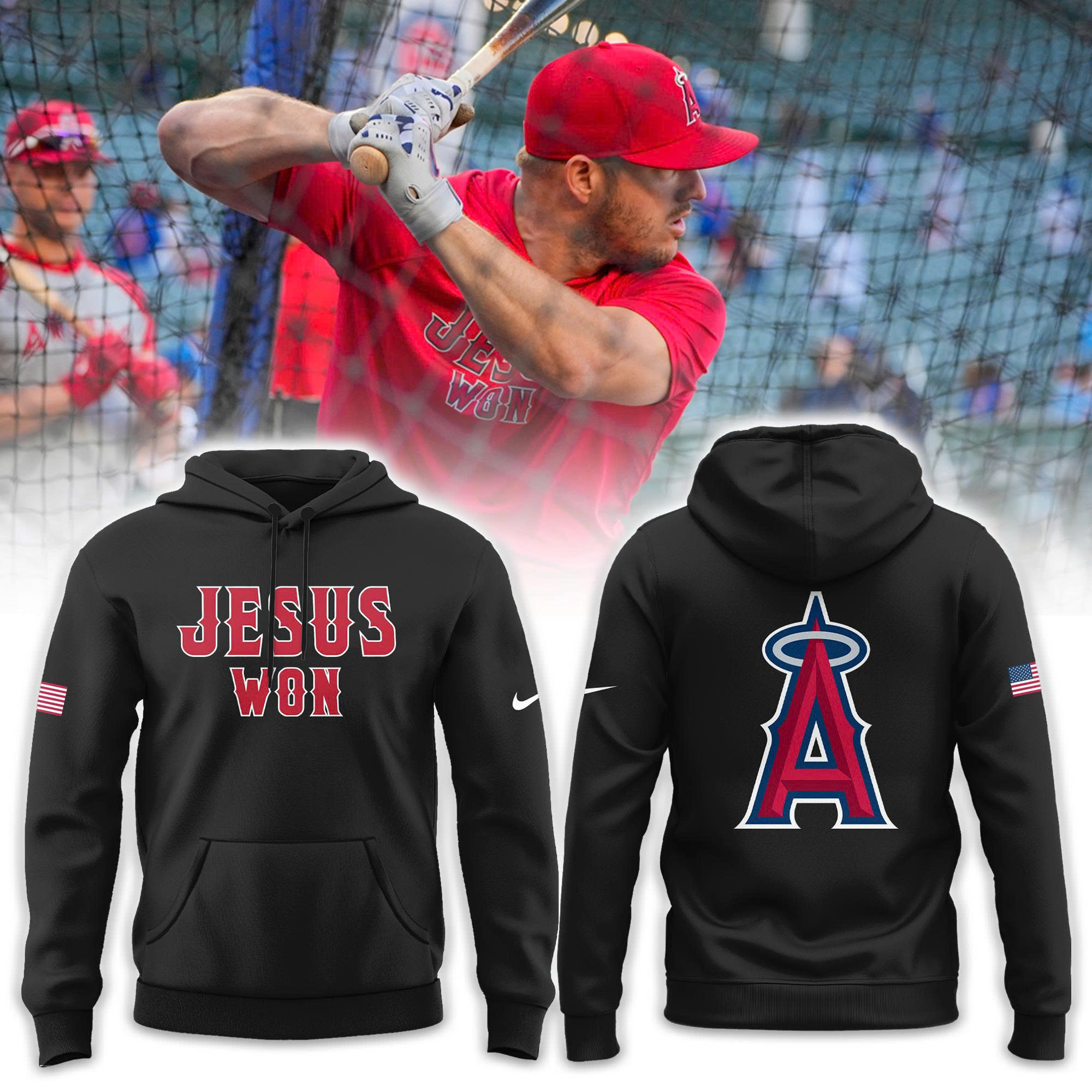 Los Angeles Angels Jesus Won Tshirt | Jogger | Cap