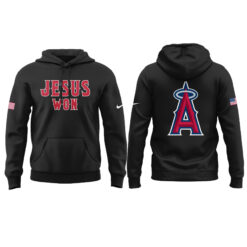 Alternative view of Los Angeles Angels Jesus Won Tshirt | Jogger | Cap