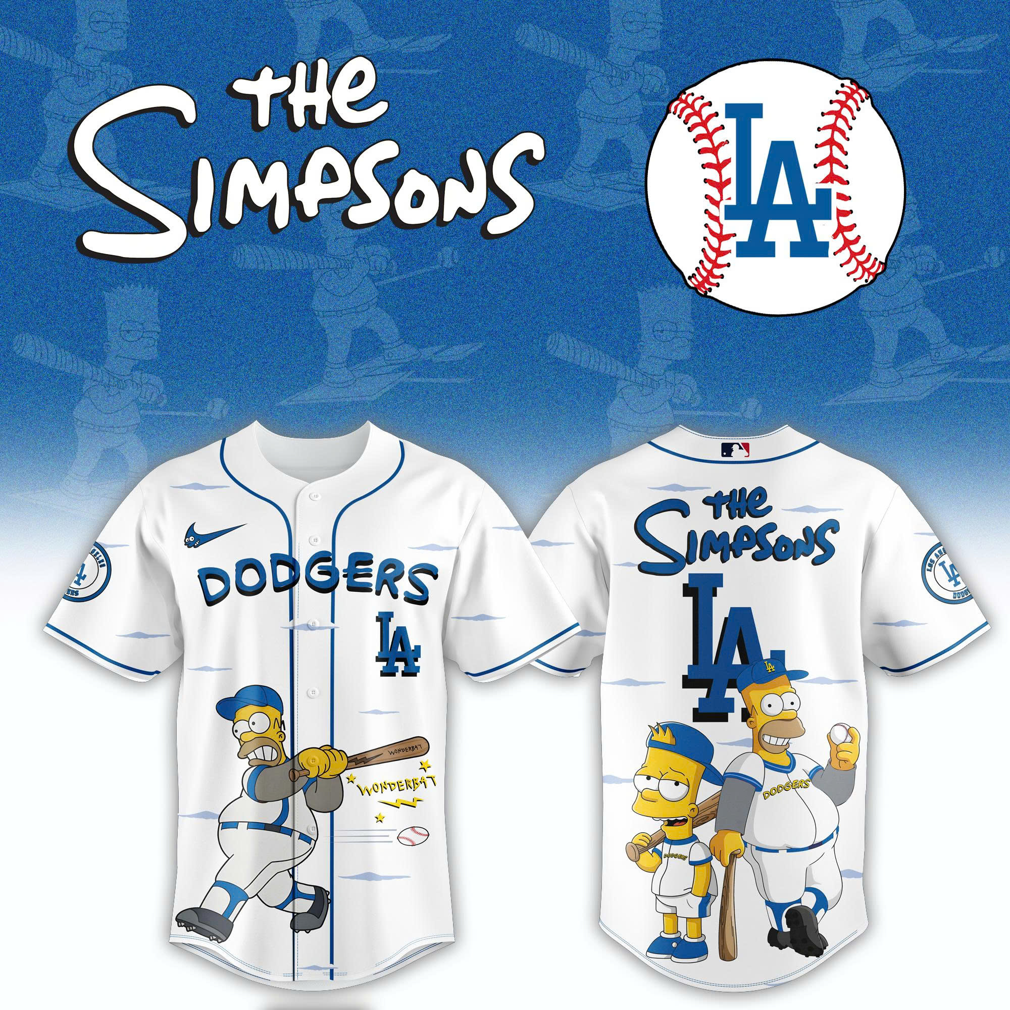 Los Angeles Dodgers The Simpson 2026 Limited Edition Jersey| Jogger | Cap