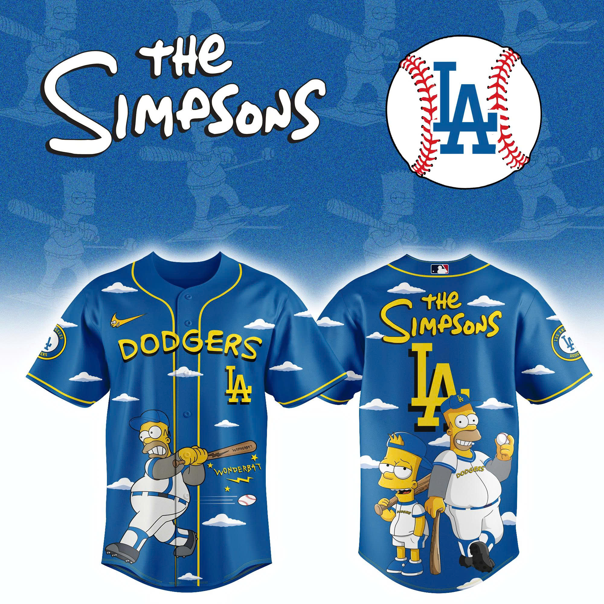 Los Angeles Dodgers The Simpson 2026 Limited Edition Jersey| Jogger | Cap