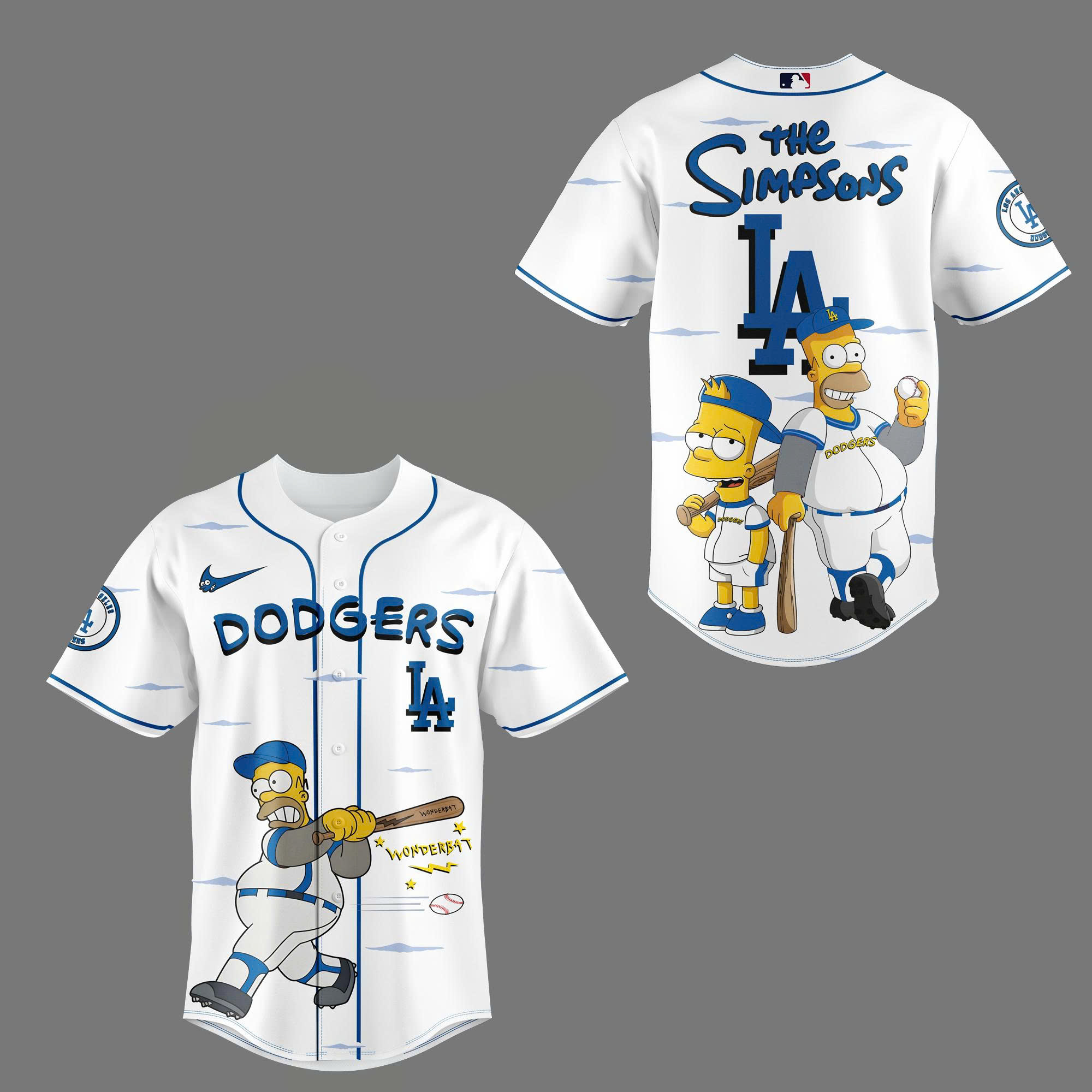 Los Angeles Dodgers The Simpson 2026 Limited Edition Jersey| Jogger | Cap - Image 2