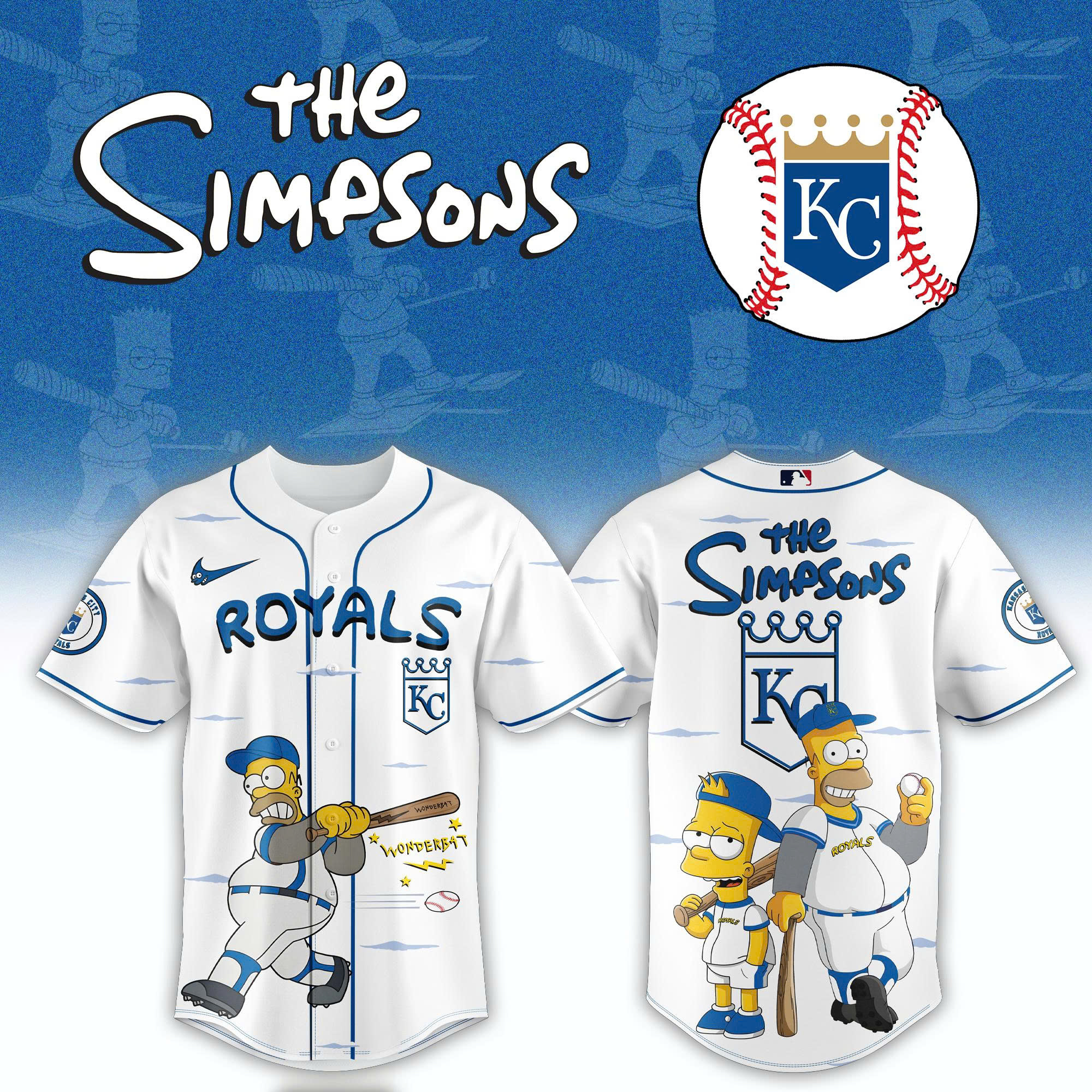 Kansas City Royals The Simpson 2026 Limited Edition Jersey| Jogger | Cap