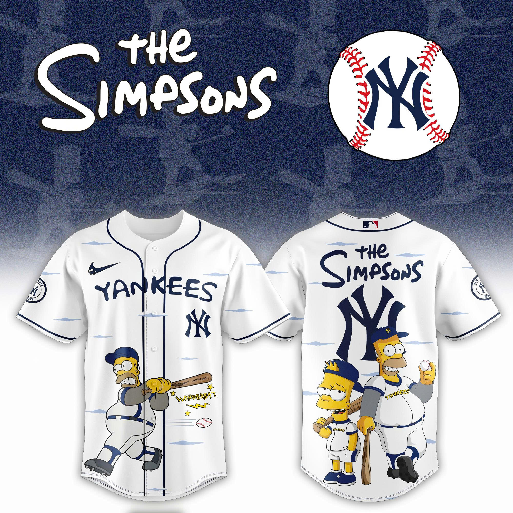 New York Yankees The Simpson 2026 Limited Edition Jersey| Jogger | Cap
