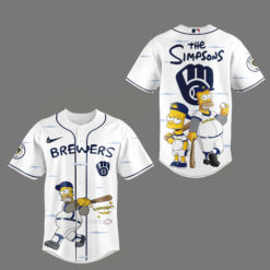 Alternative view of Milwaukee Brewers The Simpson 2026 Limited Edition Jersey| Jogger | Cap