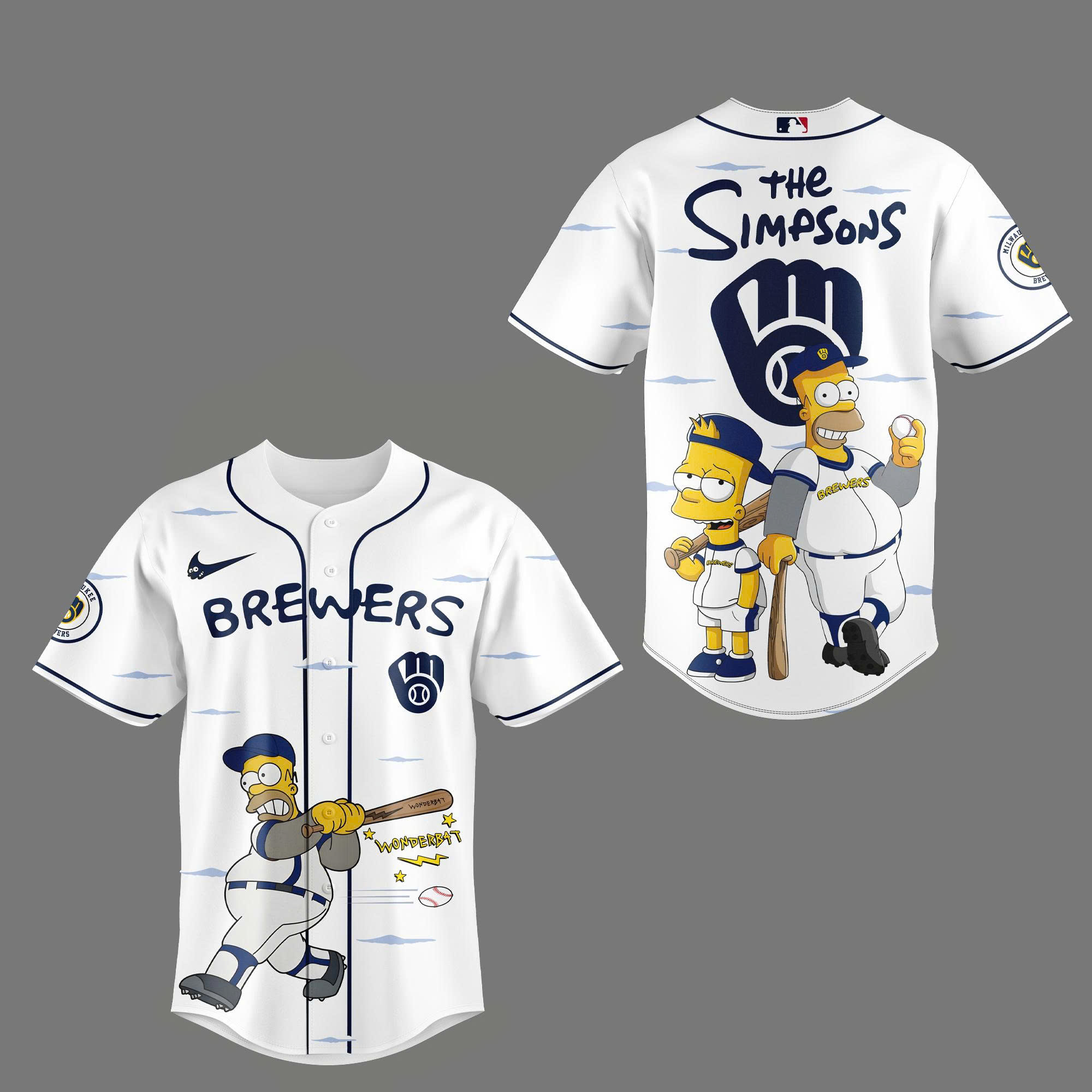 Milwaukee Brewers The Simpson 2026 Limited Edition Jersey| Jogger | Cap - Image 2