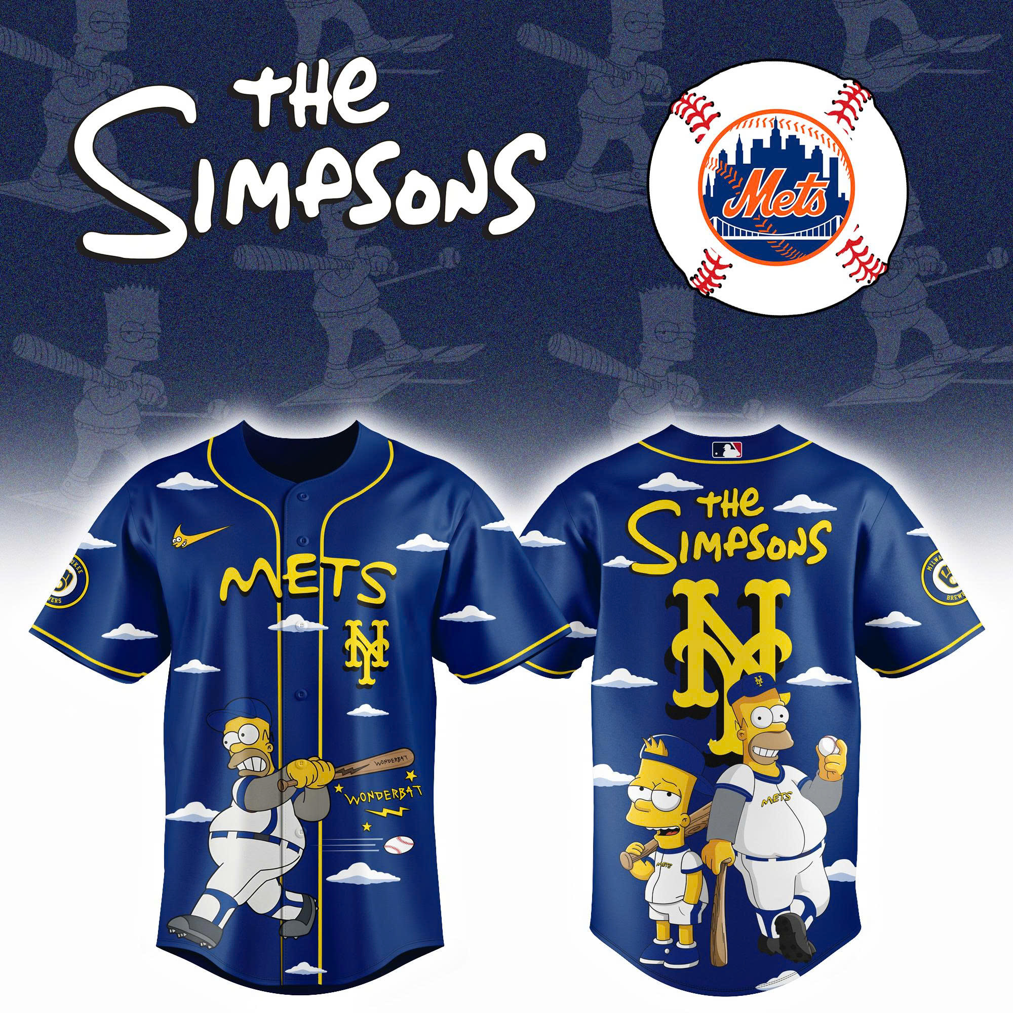 New York Mets The Simpson 2026 Limited Edition Jersey| Jogger | Cap