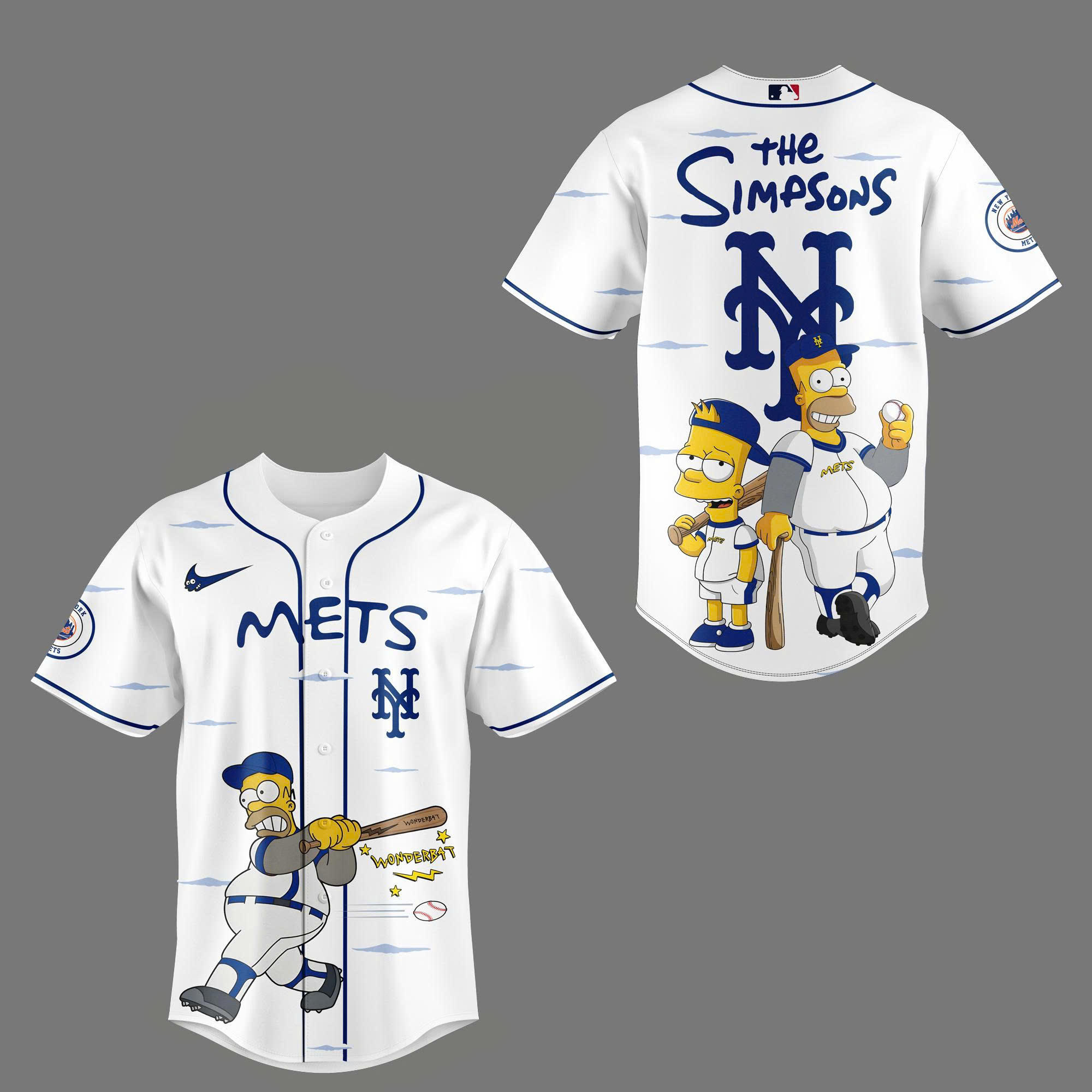 New York Mets The Simpson 2026 Limited Edition Jersey| Jogger | Cap - Image 2