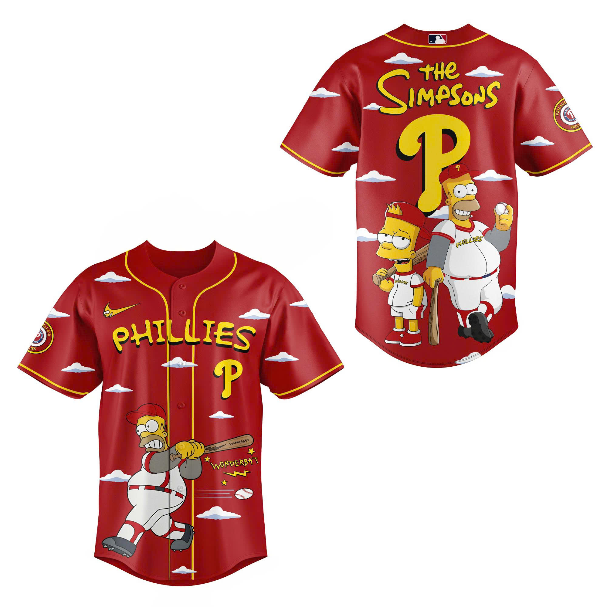 Philadelphia Phillies The Simpson 2026 Limited Edition Jersey| Jogger | Cap - Image 2