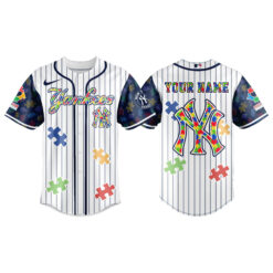 Alternative view of New York Yankees Autism Awareness 2026 Limited Edition Jersey| Jogger | Cap