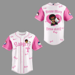 Alternative view of Texas Rangers x BRUNO MARS x HELLO KITTY Jersey | Jogger | Cap