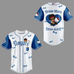 Alternative view of Kansas City Royals x BRUNO MARS x HELLO KITTY Jersey | Jogger | Cap