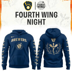 Milwaukee Brewers Fourth Wings Night Limited Edition Hoodie| Cap | Jogger