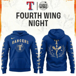 Texas Rangers Fourth Wings Night Limited Edition Hoodie| Cap | Jogger