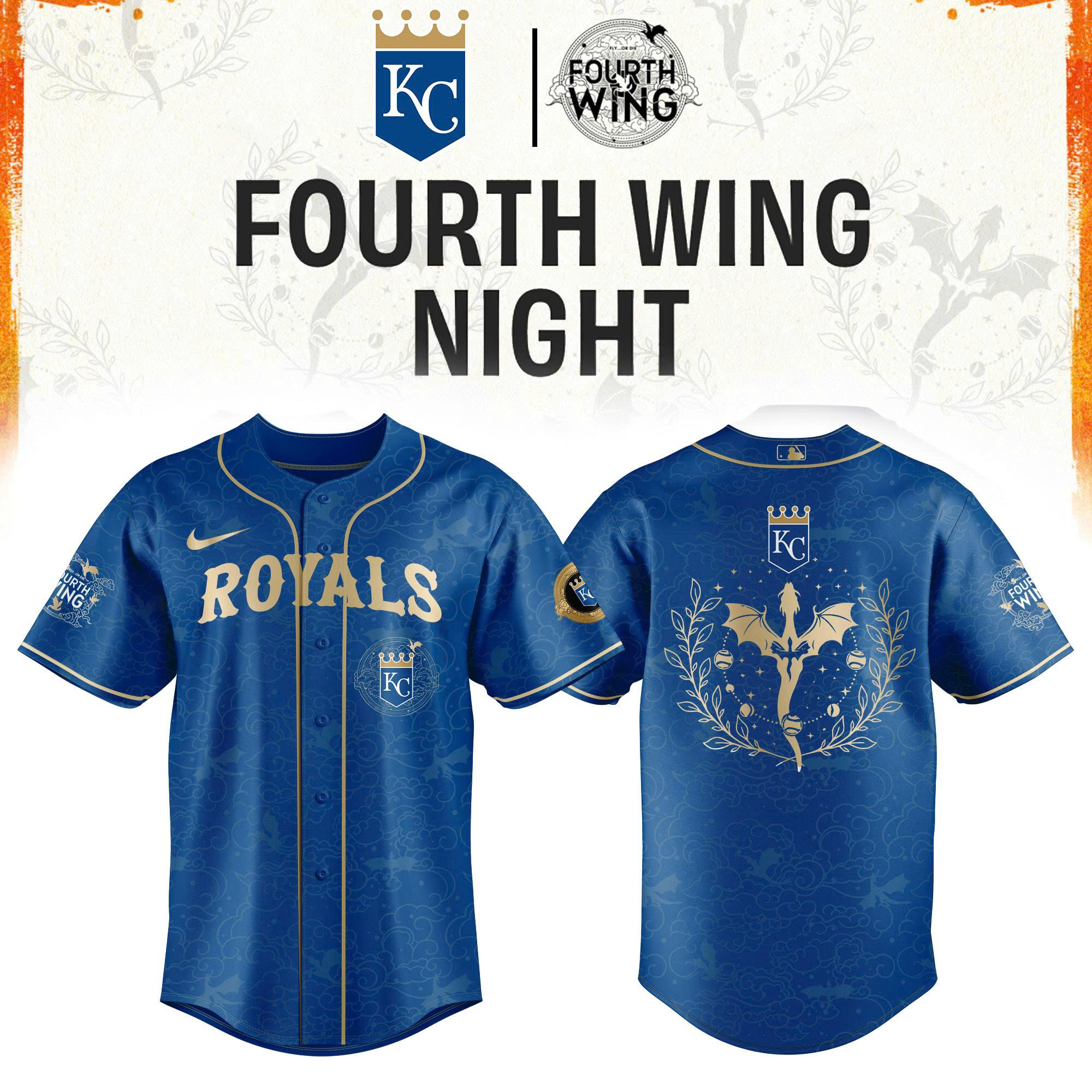 Kansas City Royals Fourth Wings Night Limited Edition Jersey| Cap | Jogger