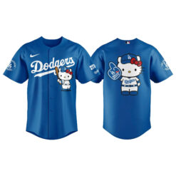 Alternative view of Los Angeles Dodgers Hello Kitty Night Limited Edition Jesey| Cap | Jogger