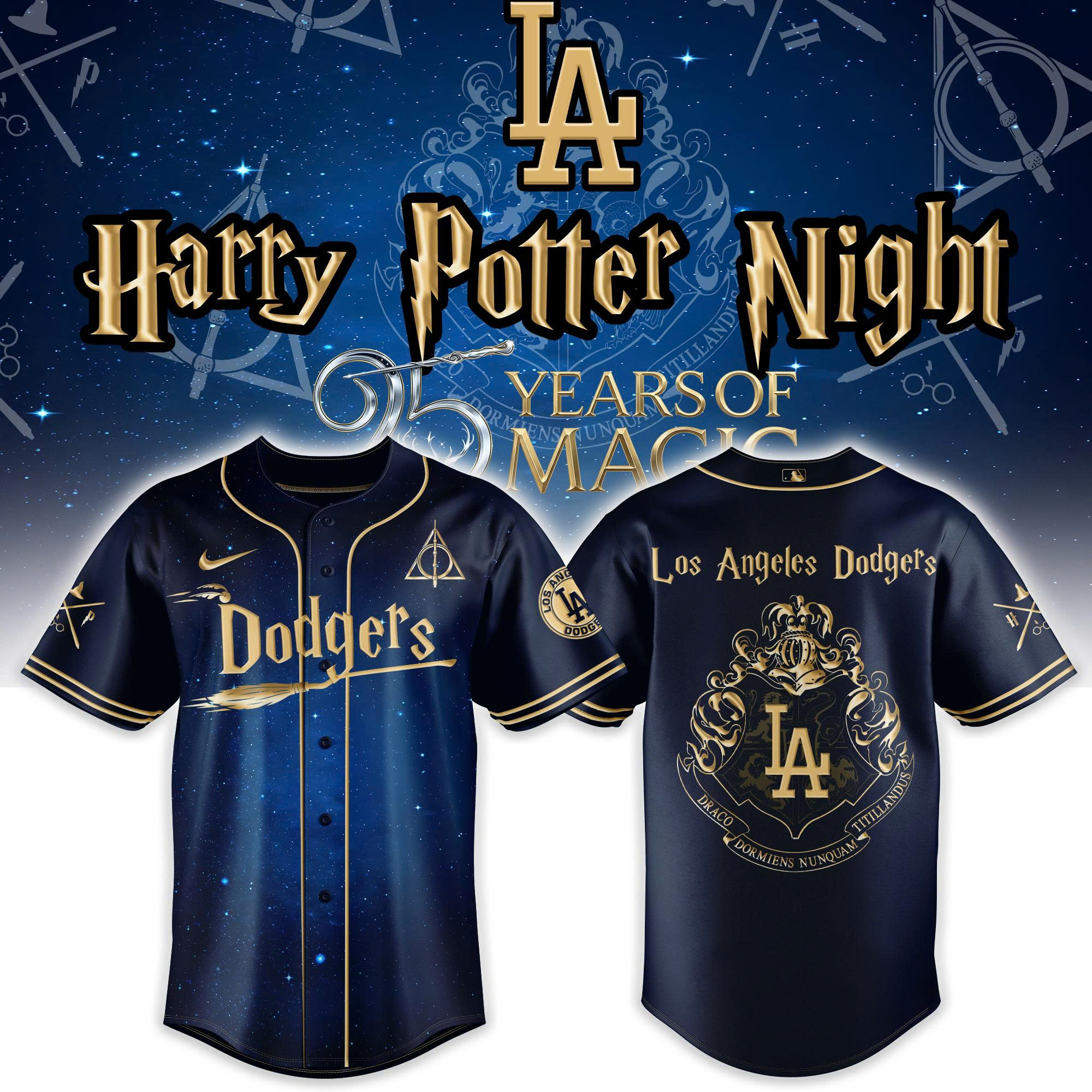 Los Angeles Dodgers Harry Potter 2026 Limited Edition Jersey| Jogger | Cap