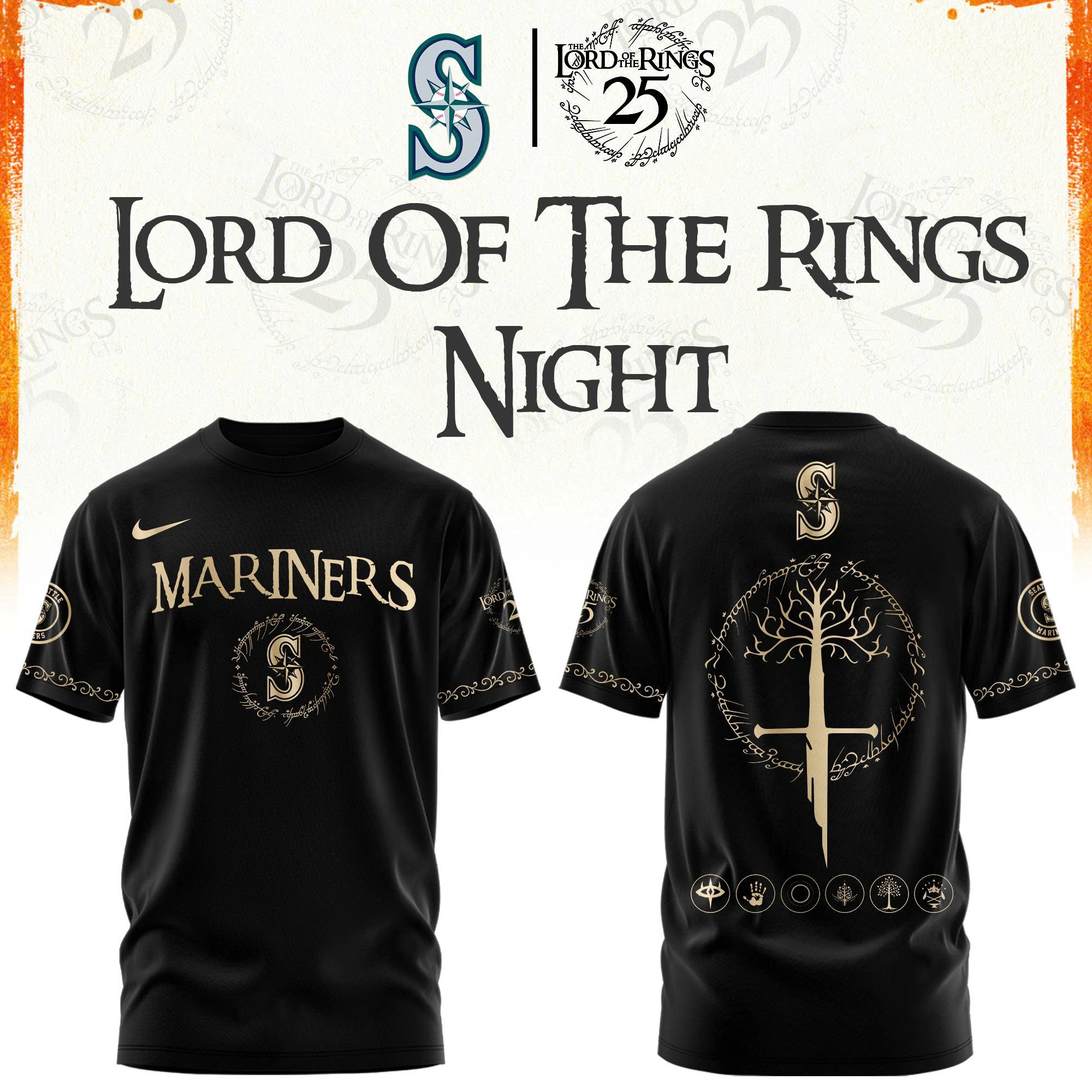 Mariners The Lord of The Rings Limited Edition Tshirt | Cap V2