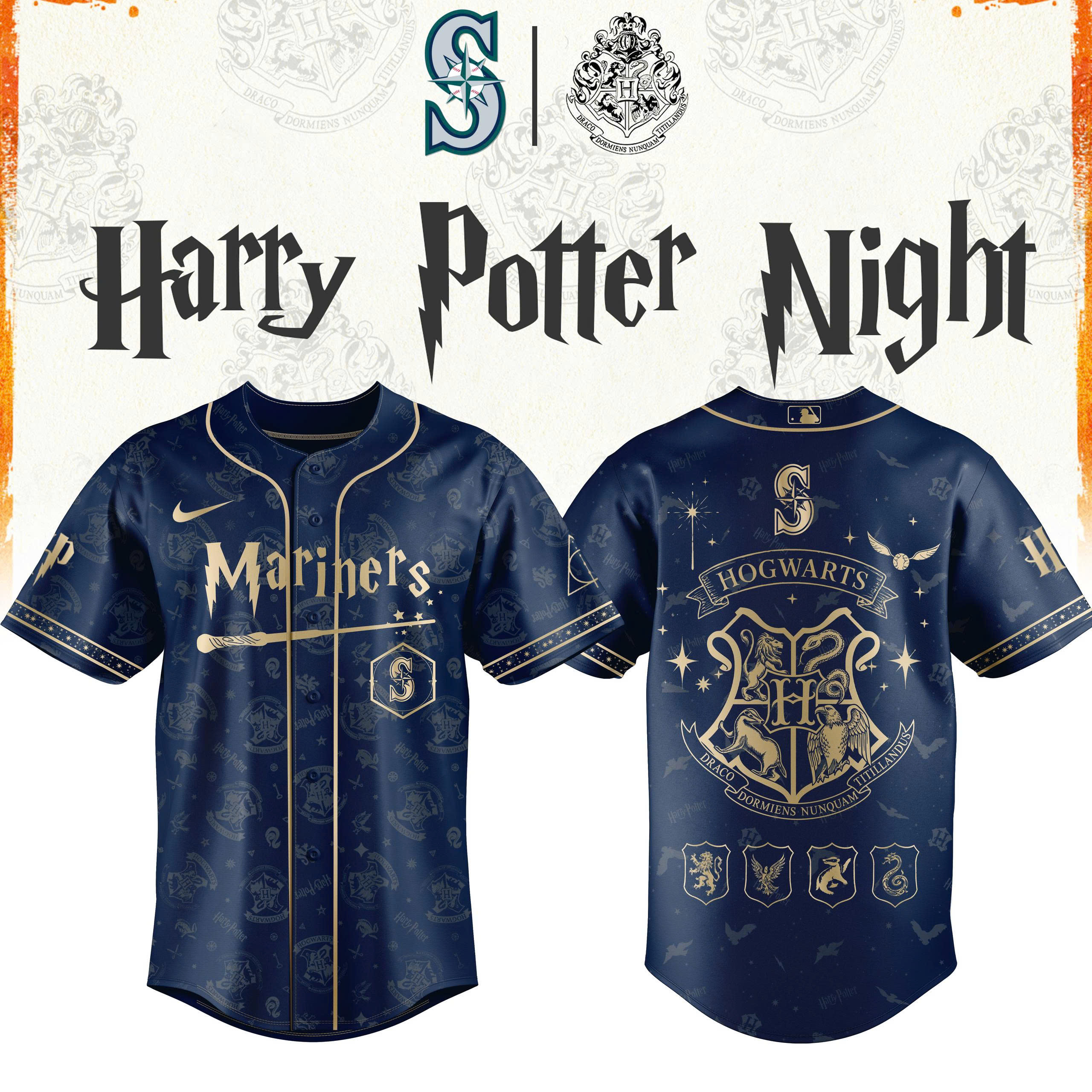 Seattle Mariners Harry Potter 2026 Limited Edition Jersey| Cap