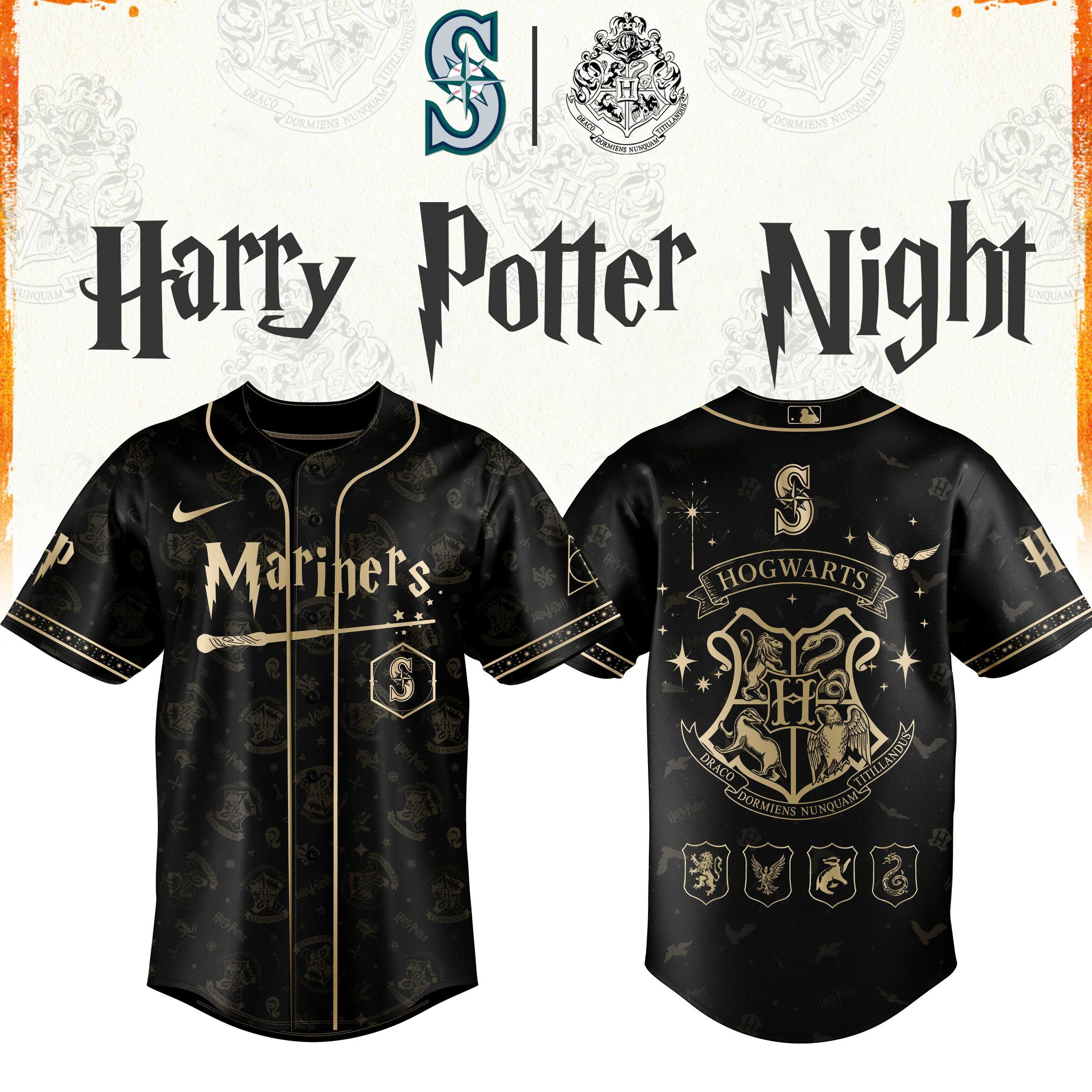 Seattle Mariners Harry Potter 2026 Limited Edition Jersey| Cap