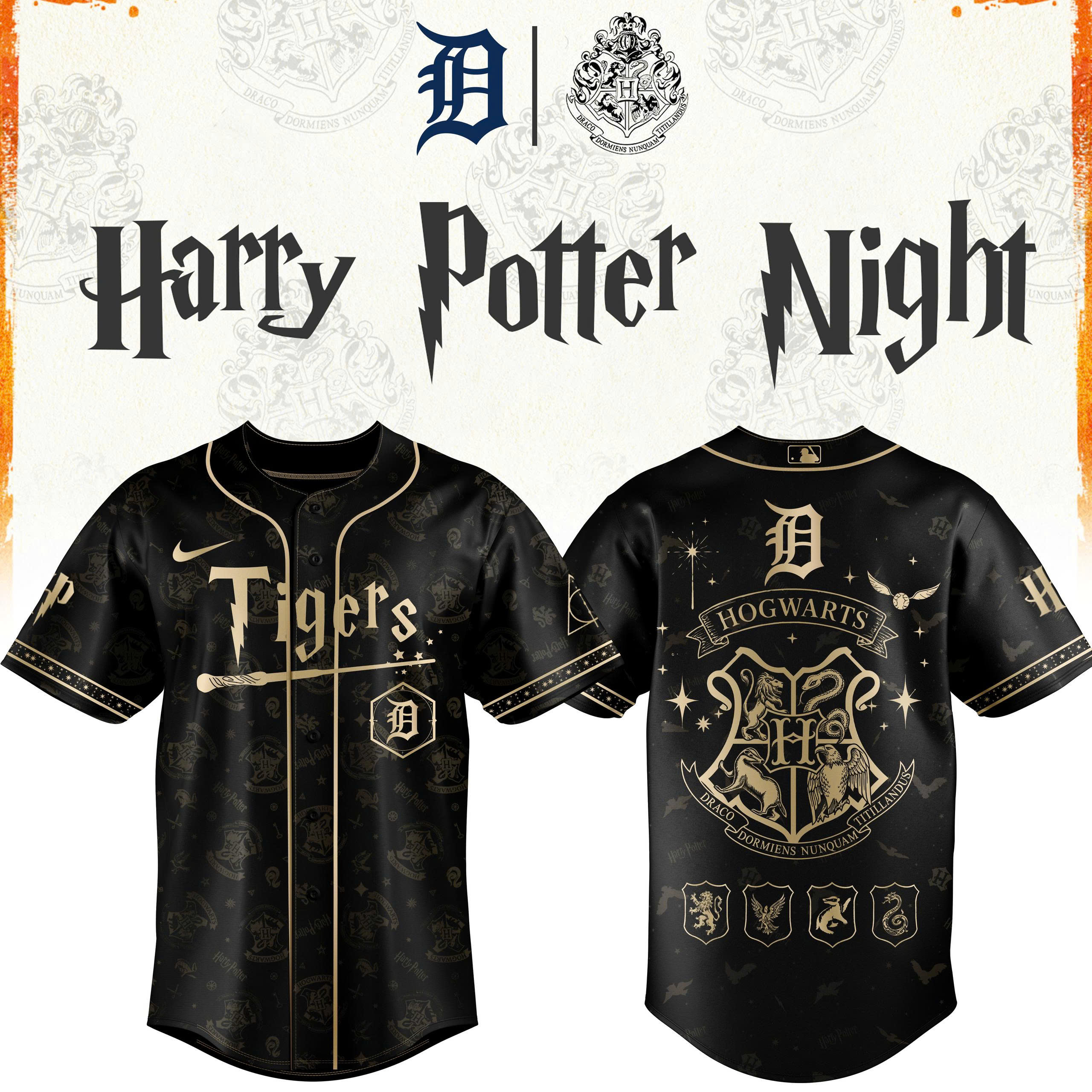 Detroit Tigers Harry Potter 2026 Limited Edition Jersey| Cap | Jogger