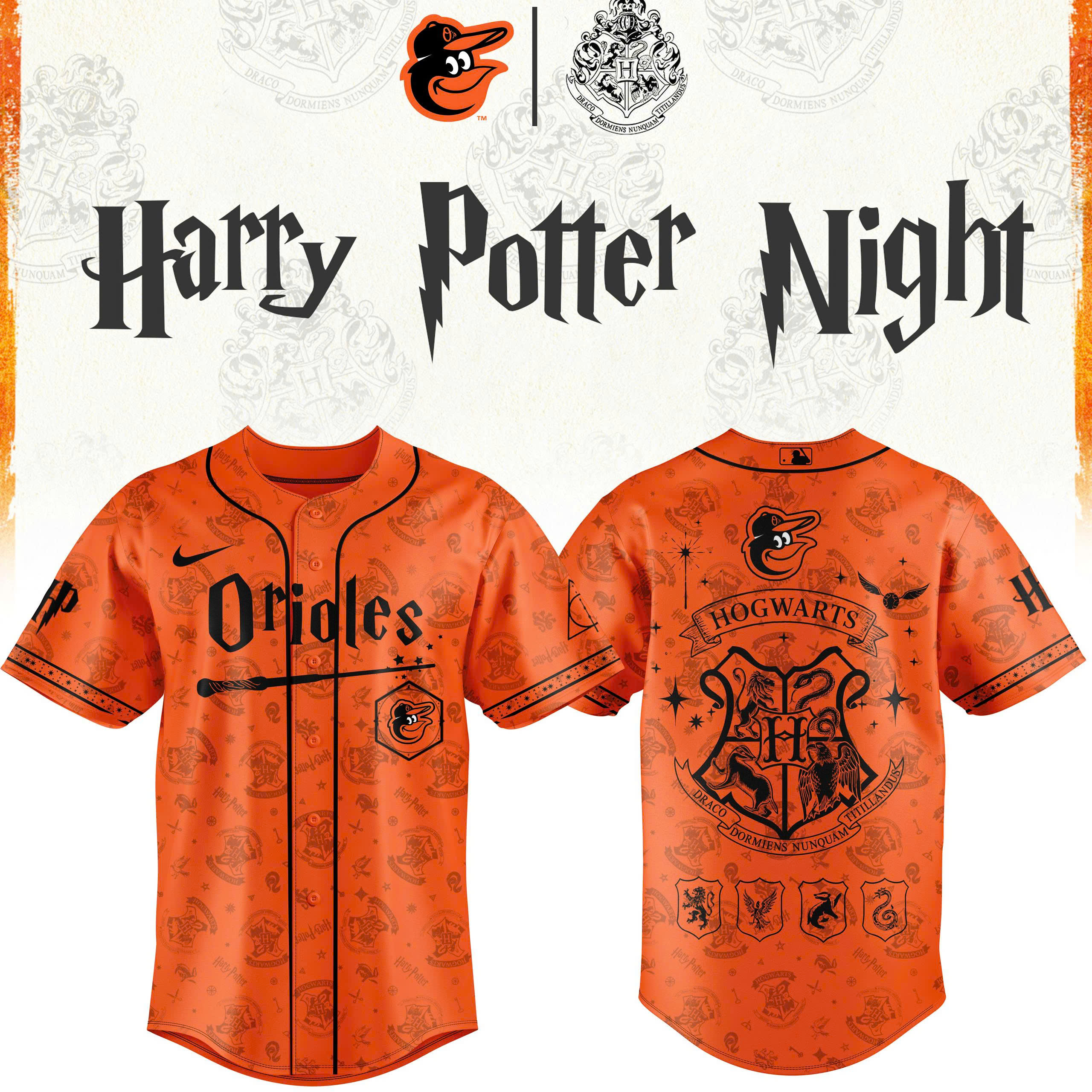 Baltimore Orioles Harry Potter Limited Edition Jersey v3