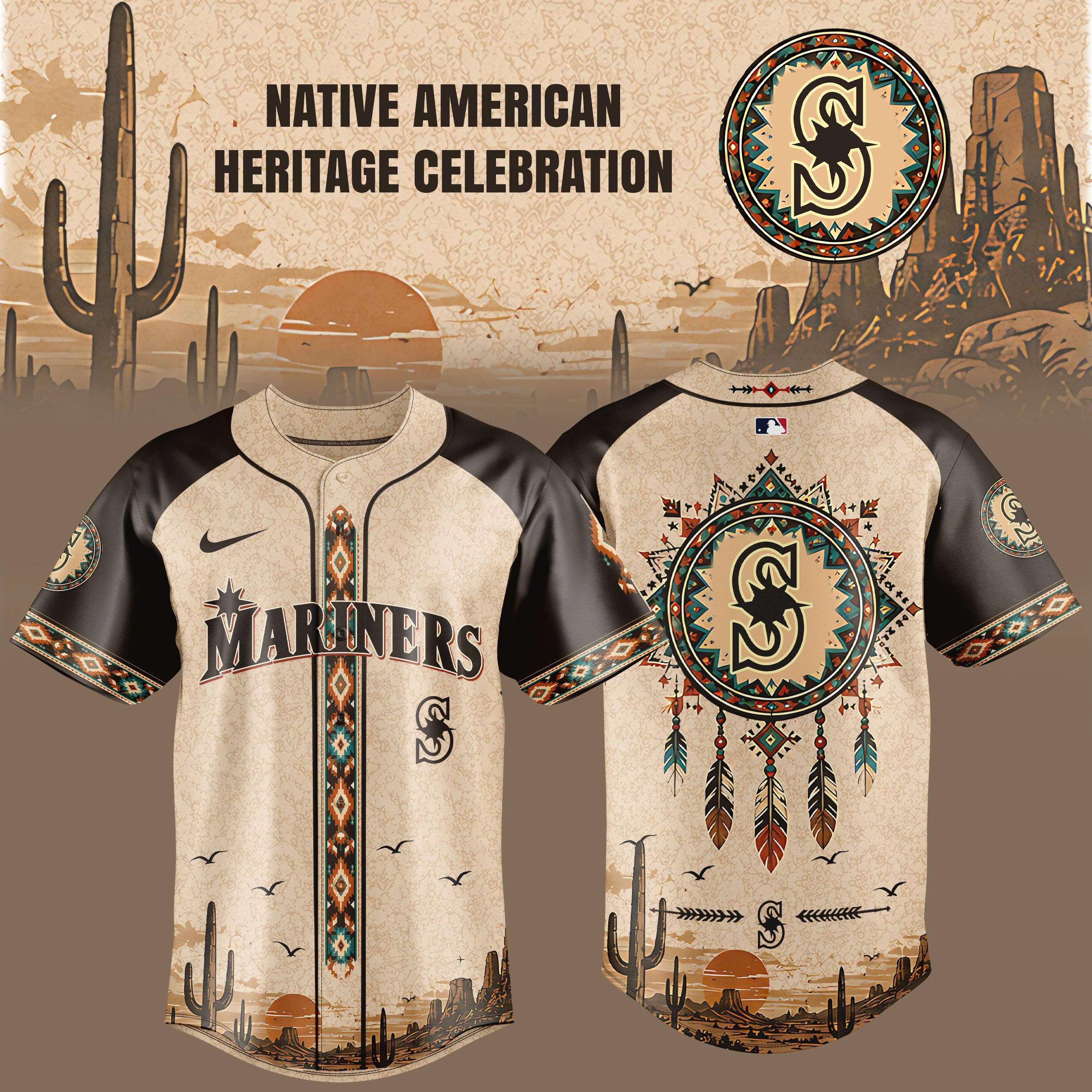 Seattle Mariners Native American Heritage Celebration 2026 Limited Edition Jersey