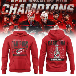 Carolina Hurricanes Fanatics 2026 Stanley Cup Champions Signature Roster Limited Edition Hoodie