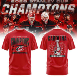 Carolina Hurricanes Fanatics 2026 Stanley Cup Champions Signature Roster Limited Edition Tshirt
