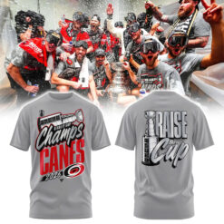 Carolina Hurricanes Fanatics 2026 Stanley Cup Champions Authentic Locker Room Limited Edition Tshirt
