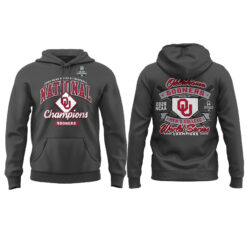 Alternative view of Oklahoma Sooners 2026 NCAA Baseball Men's College World Series Champions Locker Room Hoodie