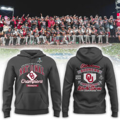 Oklahoma Sooners 2026 NCAA Baseball Men's College World Series Champions Locker Room Hoodie