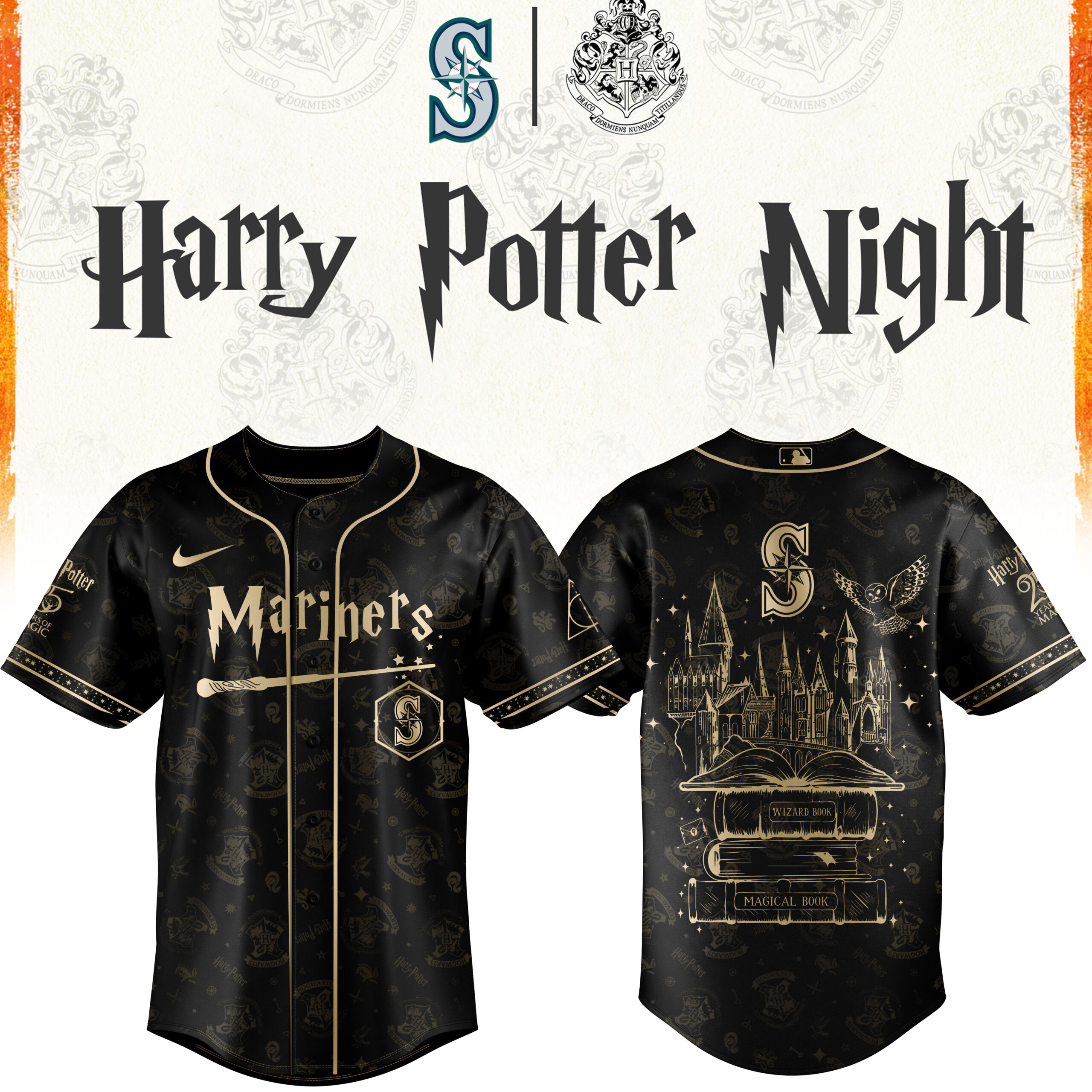 S Mariners Harry Potter 2026 Limited Edition Jersey| Cap V2