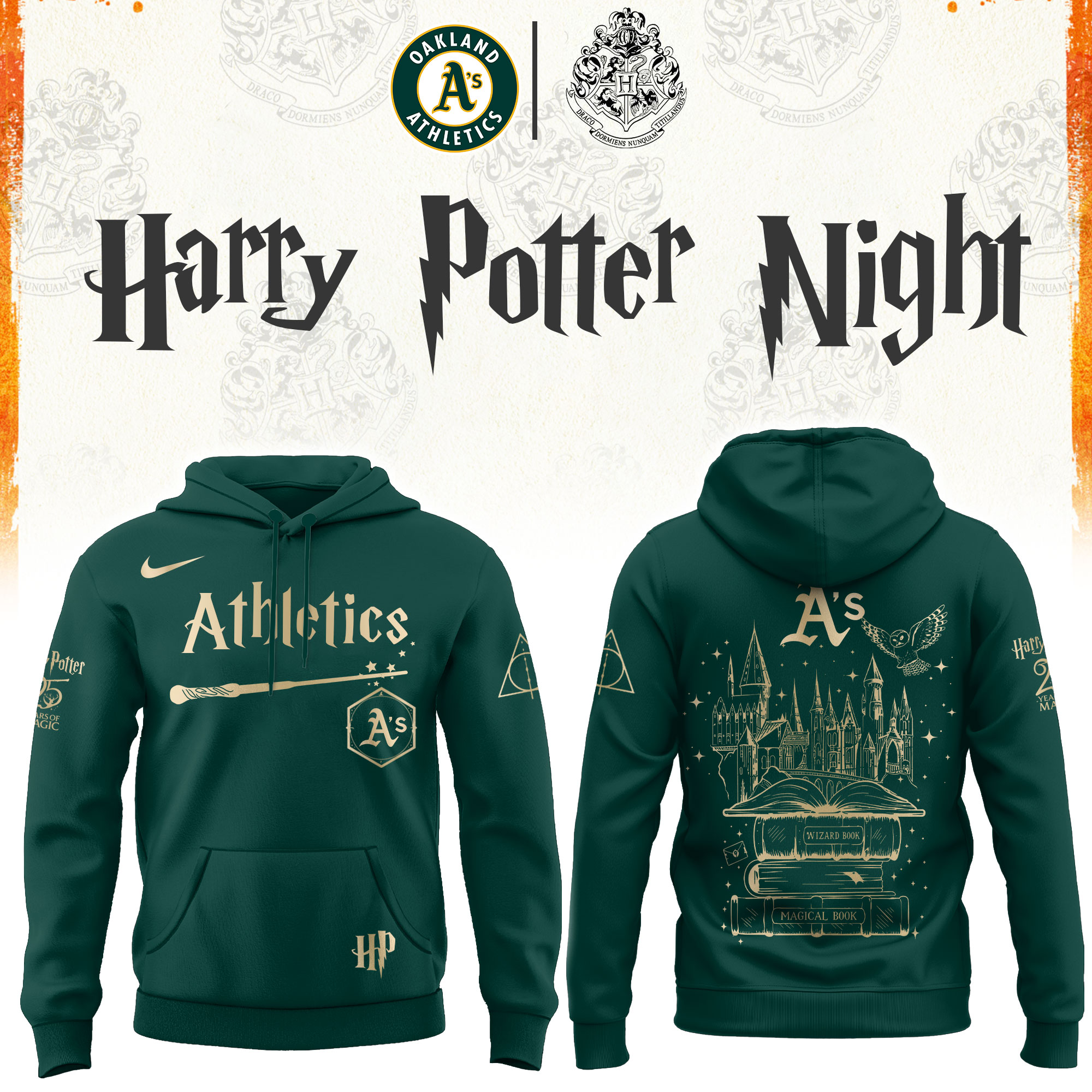 Athletics Baseball Harry Potter Limited Edition Tshirt