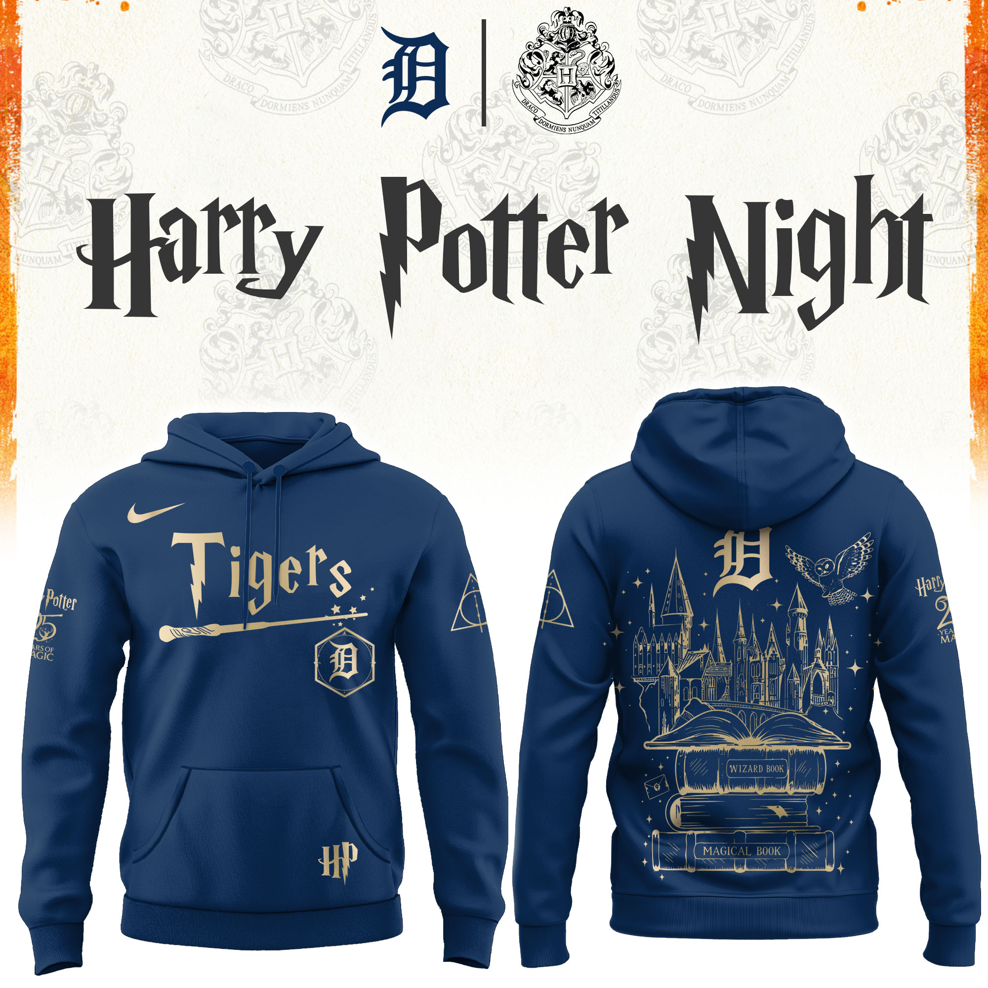 D Tigers Harry Potter 2026 Limited Edition Hoodie| Cap | Jogger