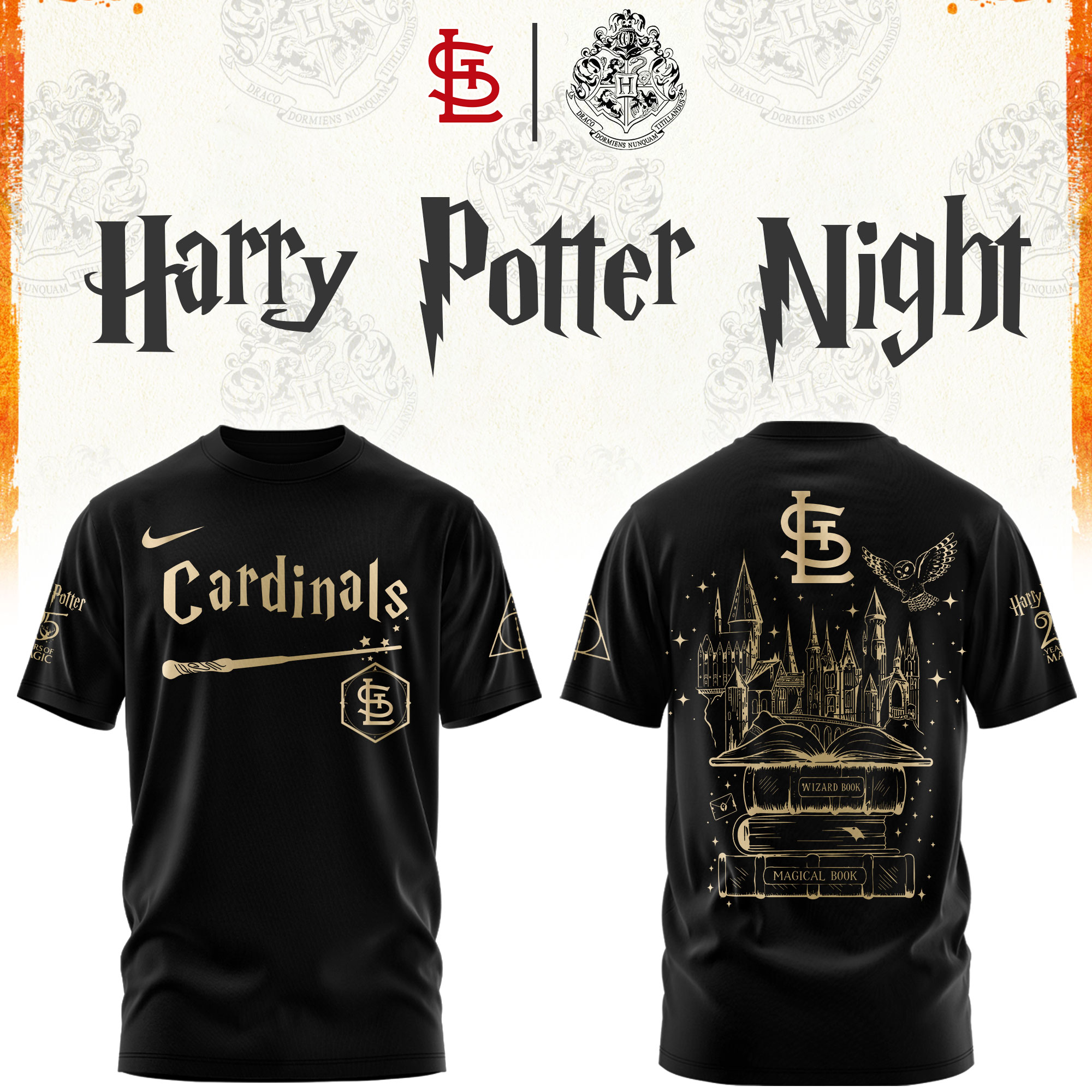 St. Louis Baseball Harry Potter Limited Edition Tshirt v2