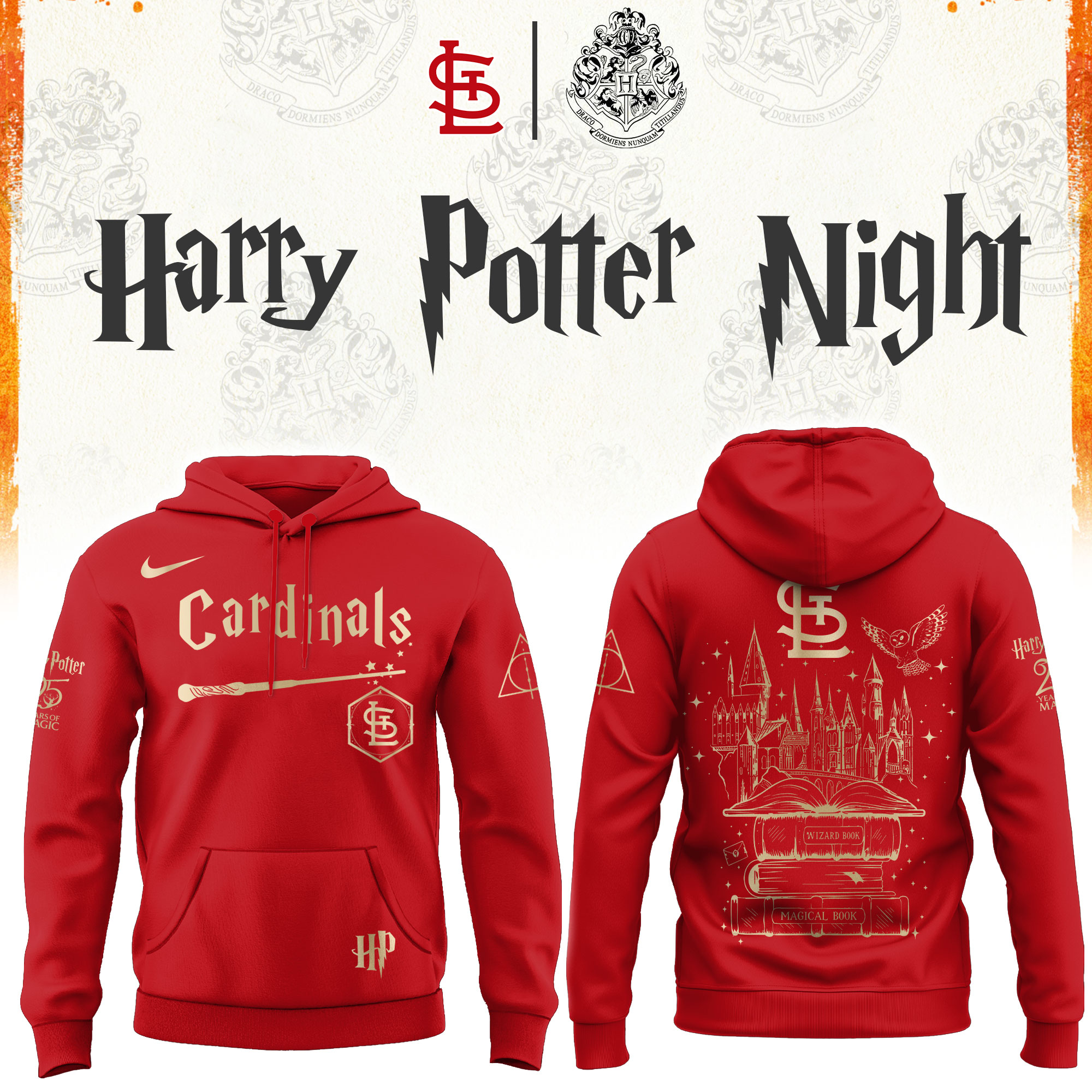 St. Louis Baseball Harry Potter Limited Edition Hoodie