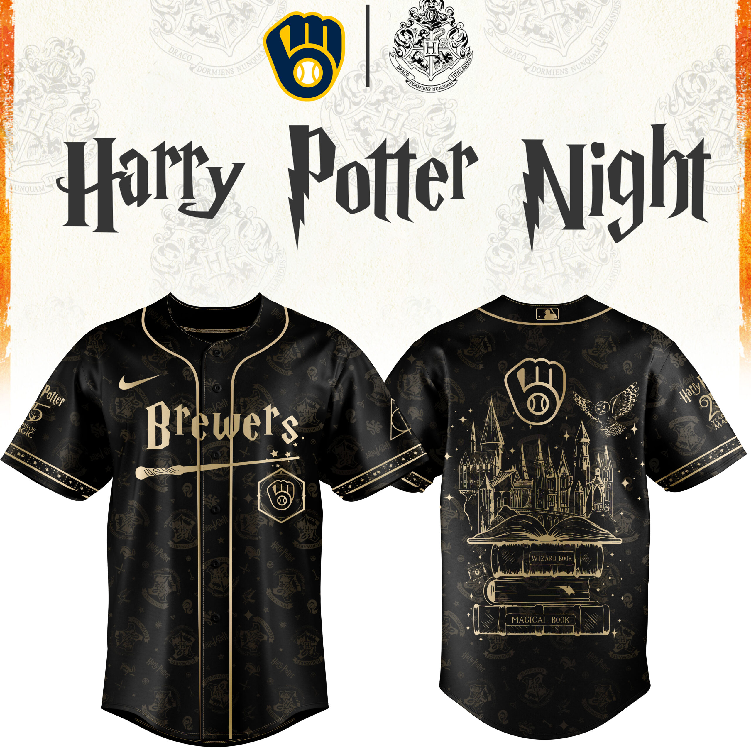 M Brewers Harry Potter 2026 Limited Edition Jersey| Cap | Jogger V2