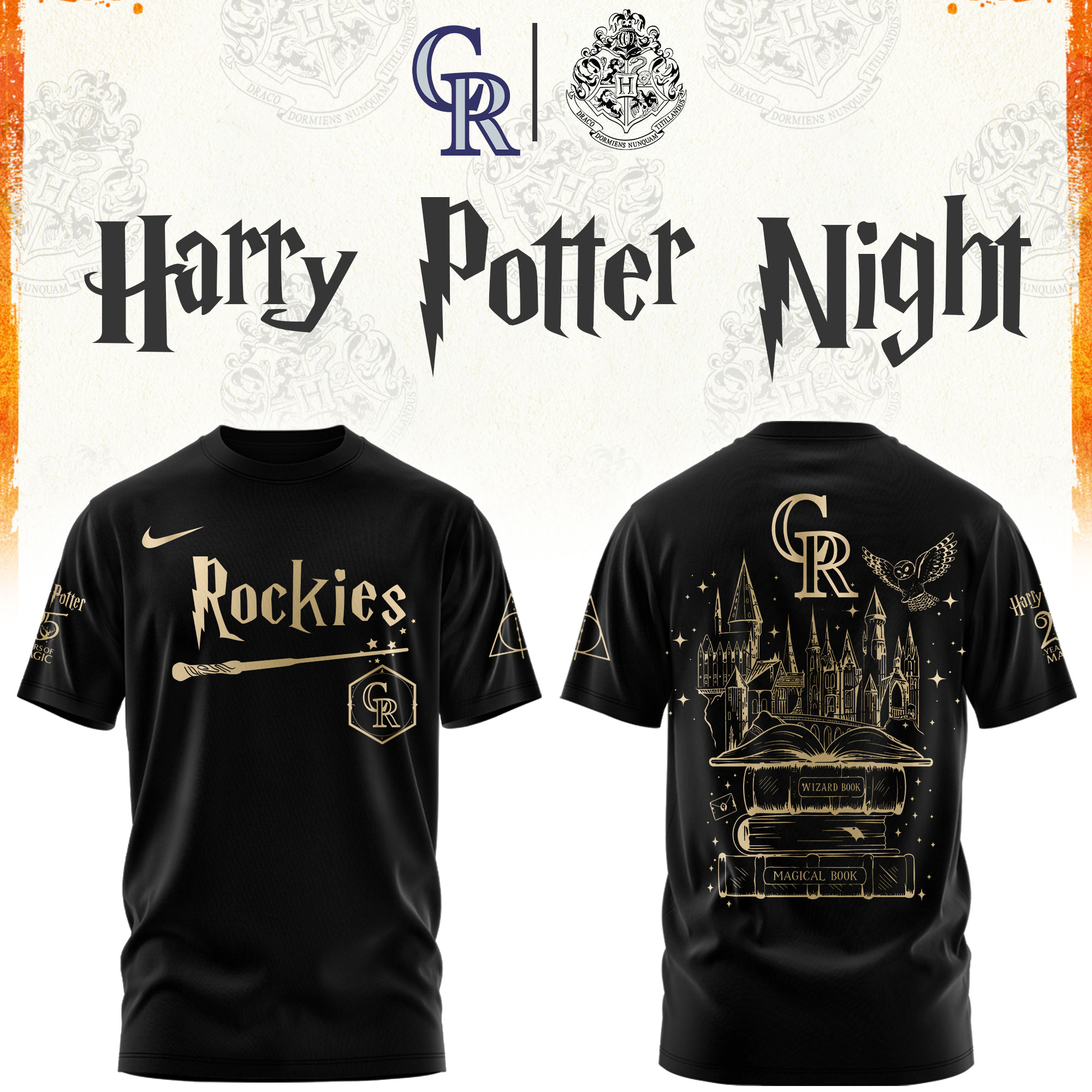 Colorado Baseball Harry Potter Limited Edition Tshirt v2
