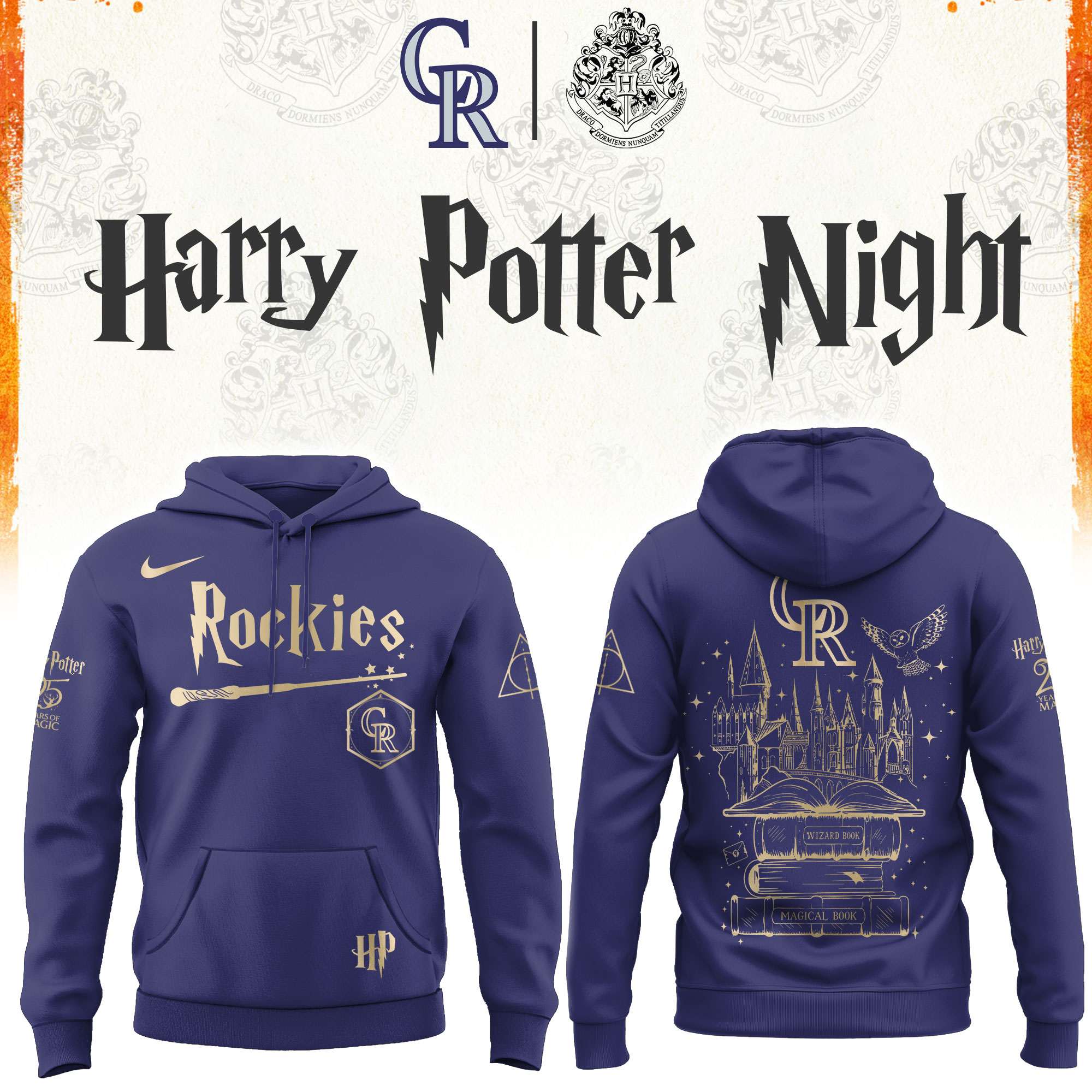 Colorado Baseball Harry Potter Limited Edition Hoodie
