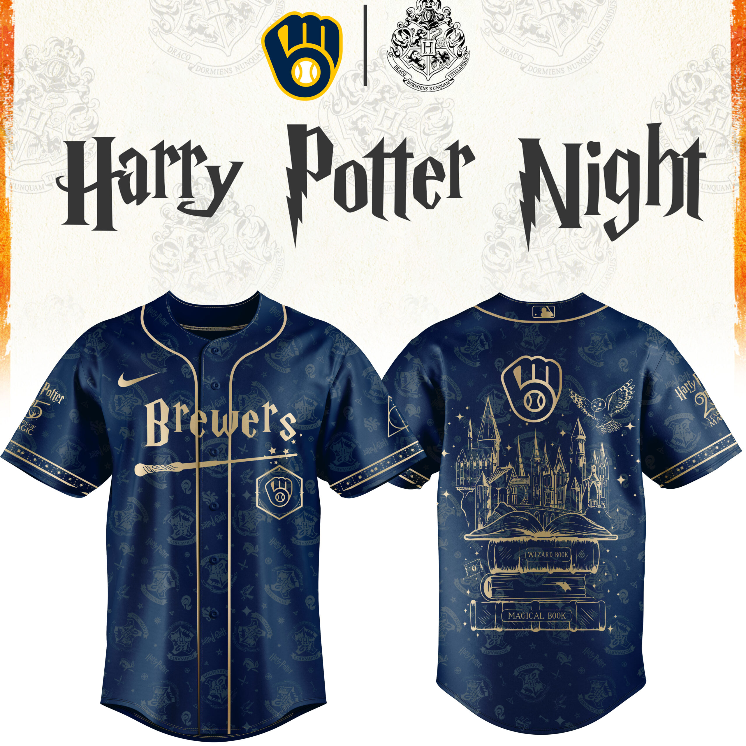 M Brewers Harry Potter 2026 Limited Edition Jersey| Cap | Jogger V2