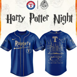 T Rangers Baseball Harry Potter Limited Edition Jersey