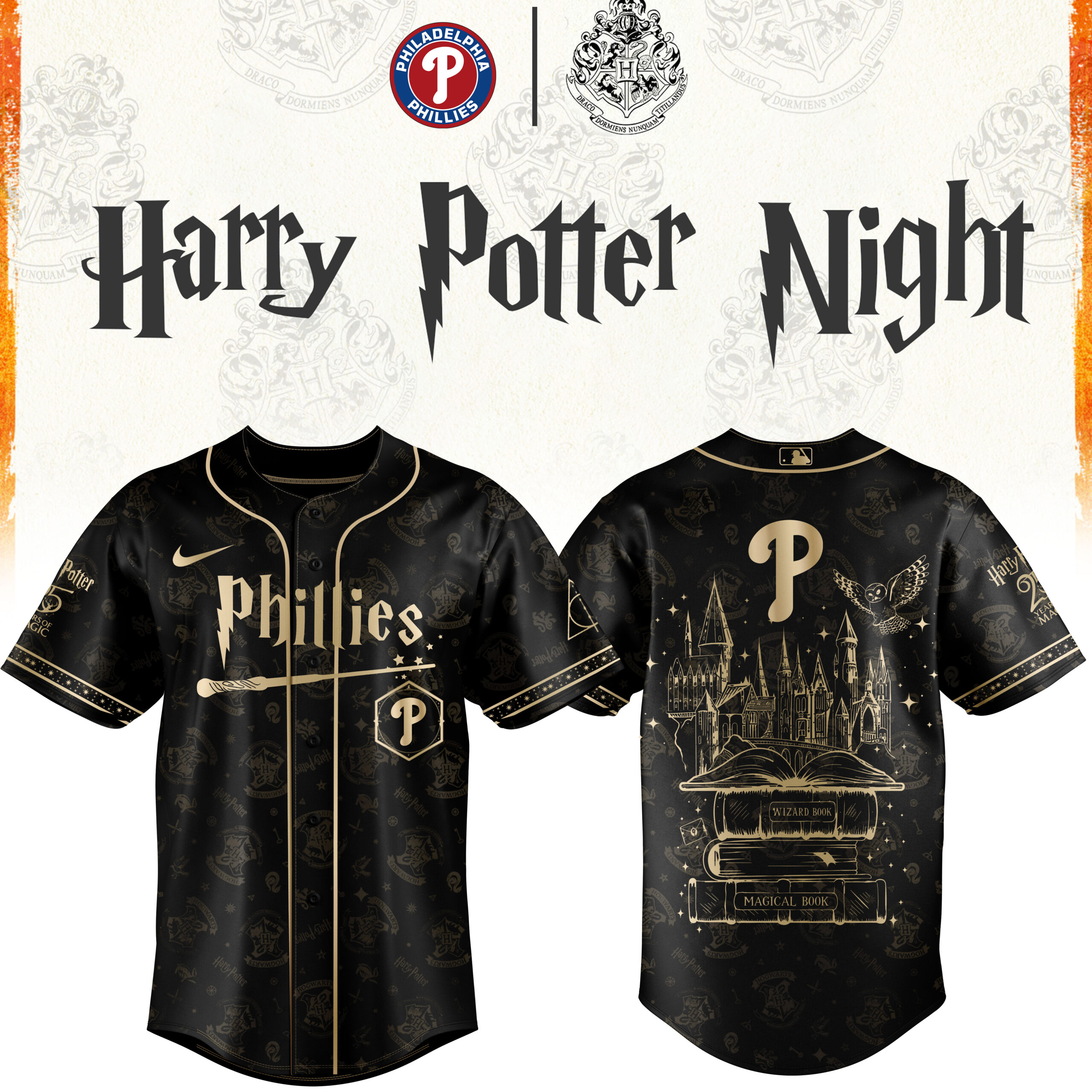 P Phillies Baseball Harry Potter Limited Edition Jersey V2