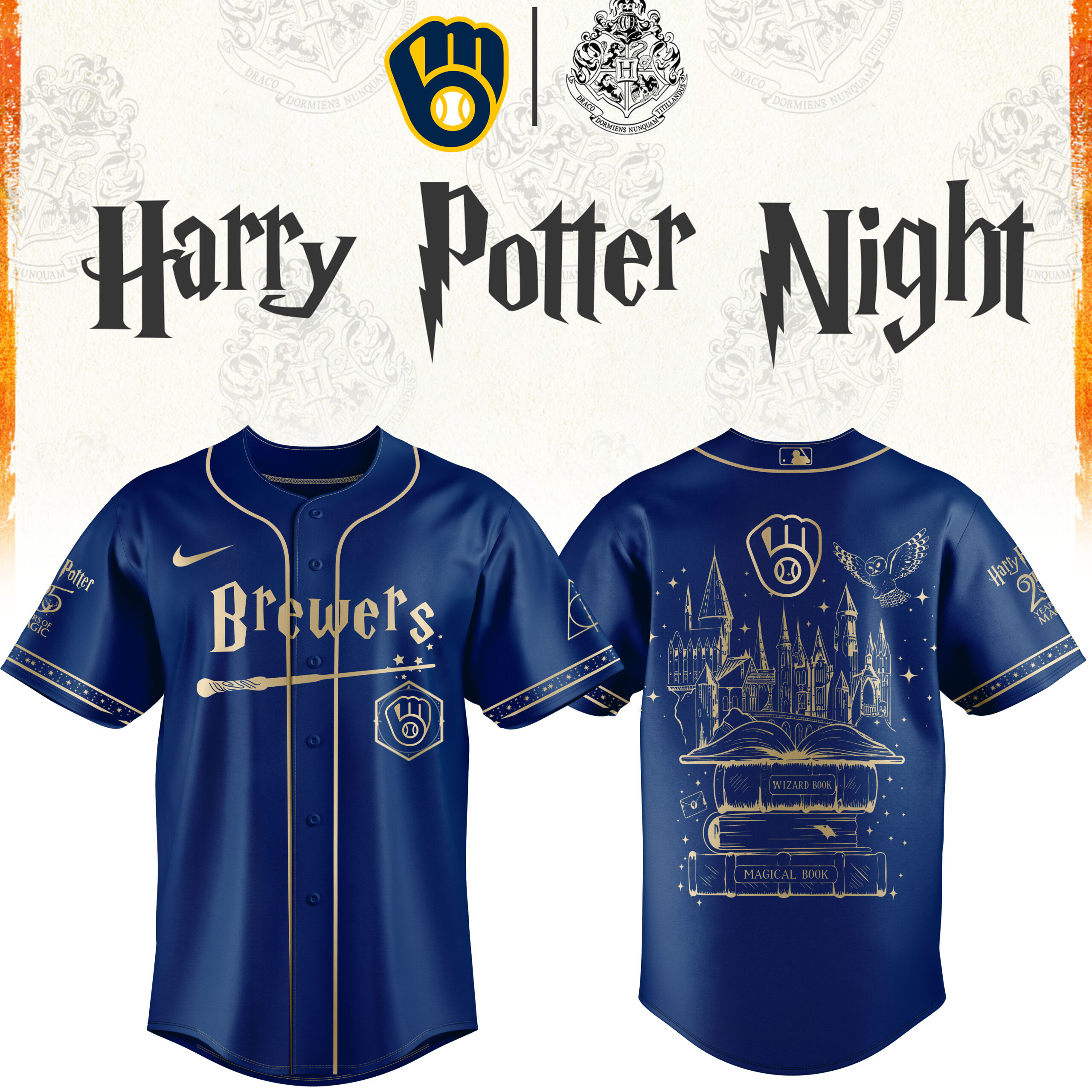 M Brewers Harry Potter 2026 Limited Edition Jersey| Cap | Jogger