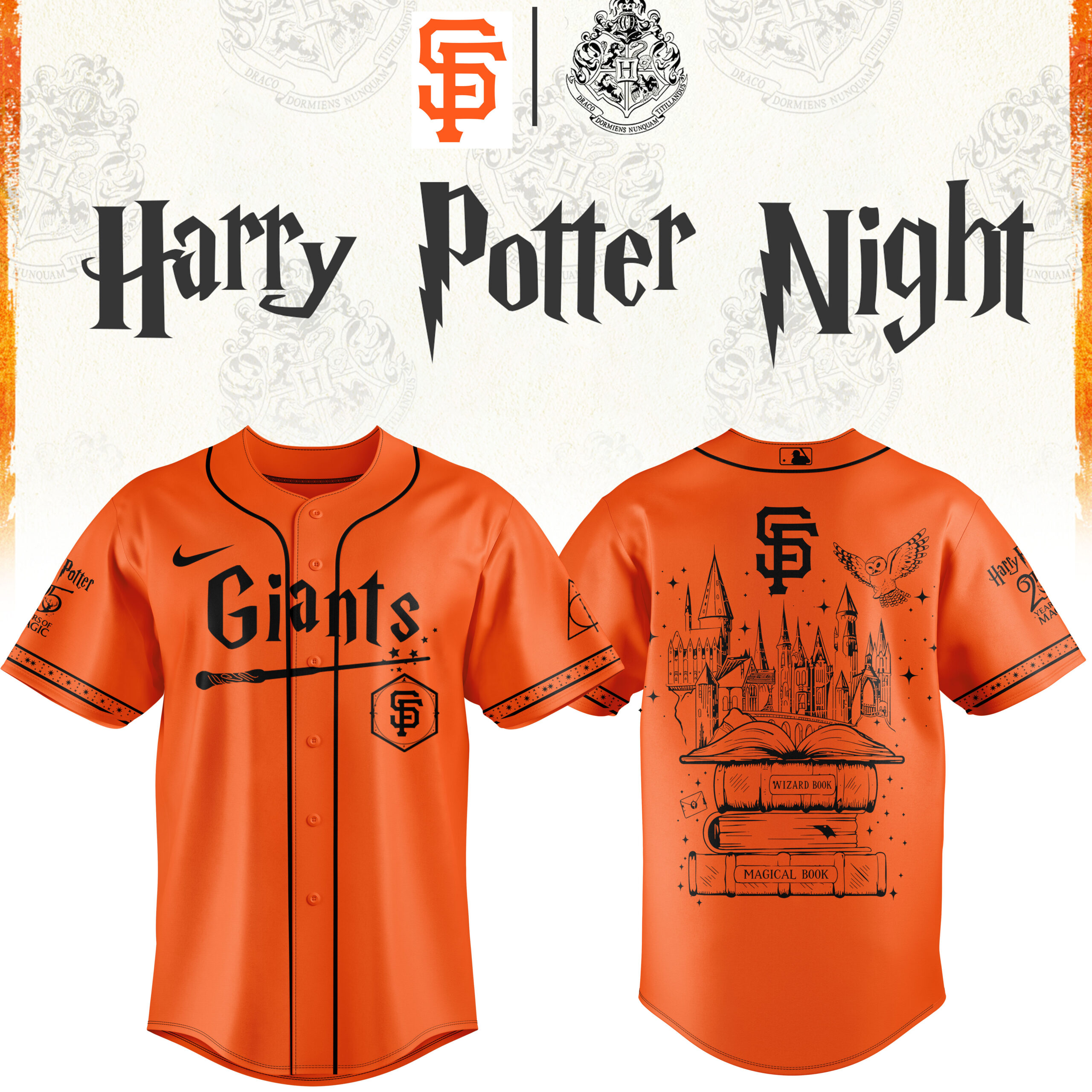SF Giants Baseball Harry Potter Limited Edition Jersey
