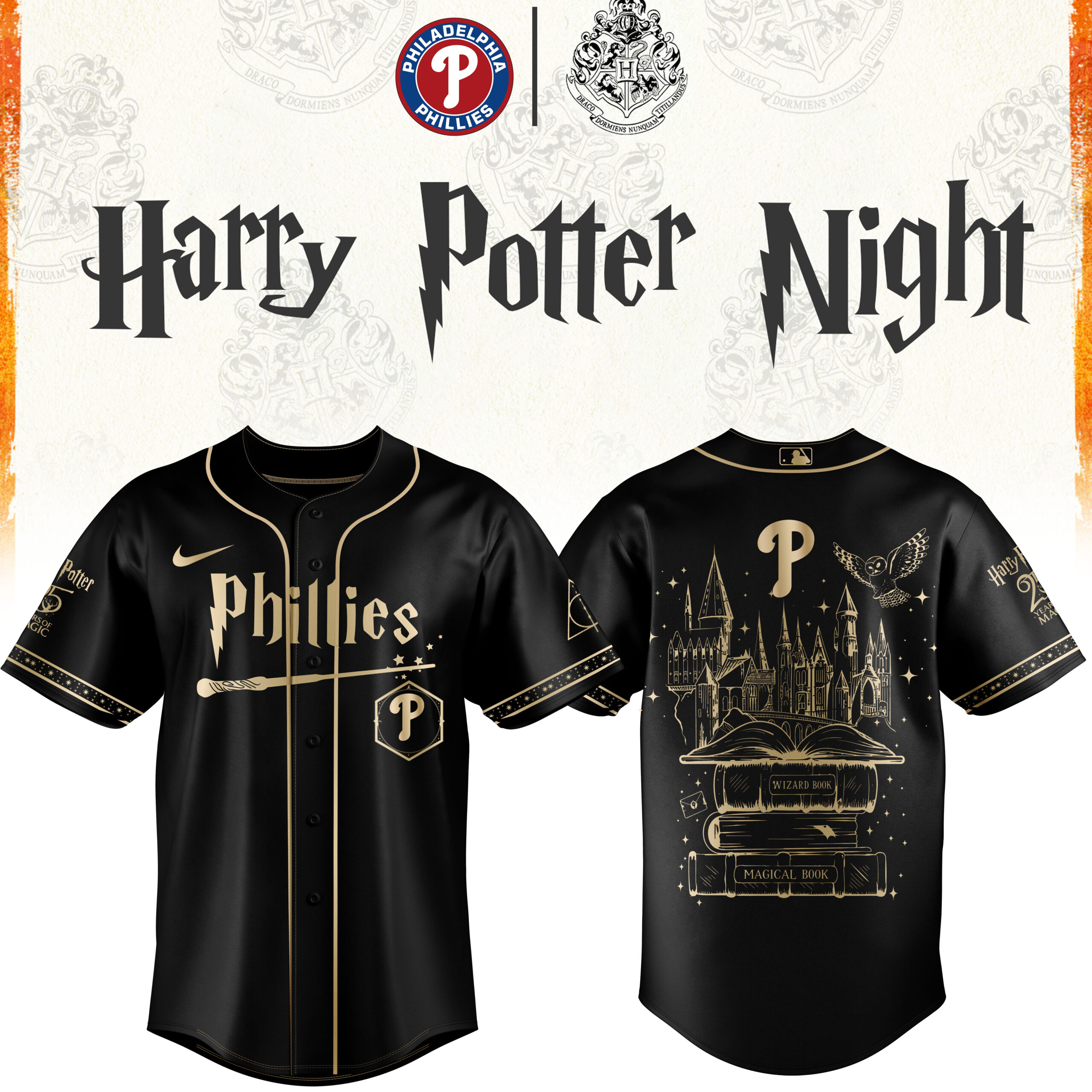 P Phillies Baseball Harry Potter Limited Edition Jersey