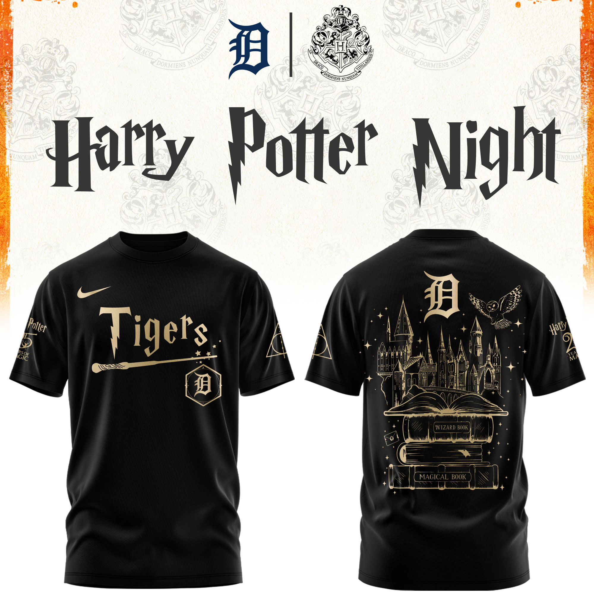 D Tigers Harry Potter 2026 Limited Edition Hoodie| Cap | Jogger V2