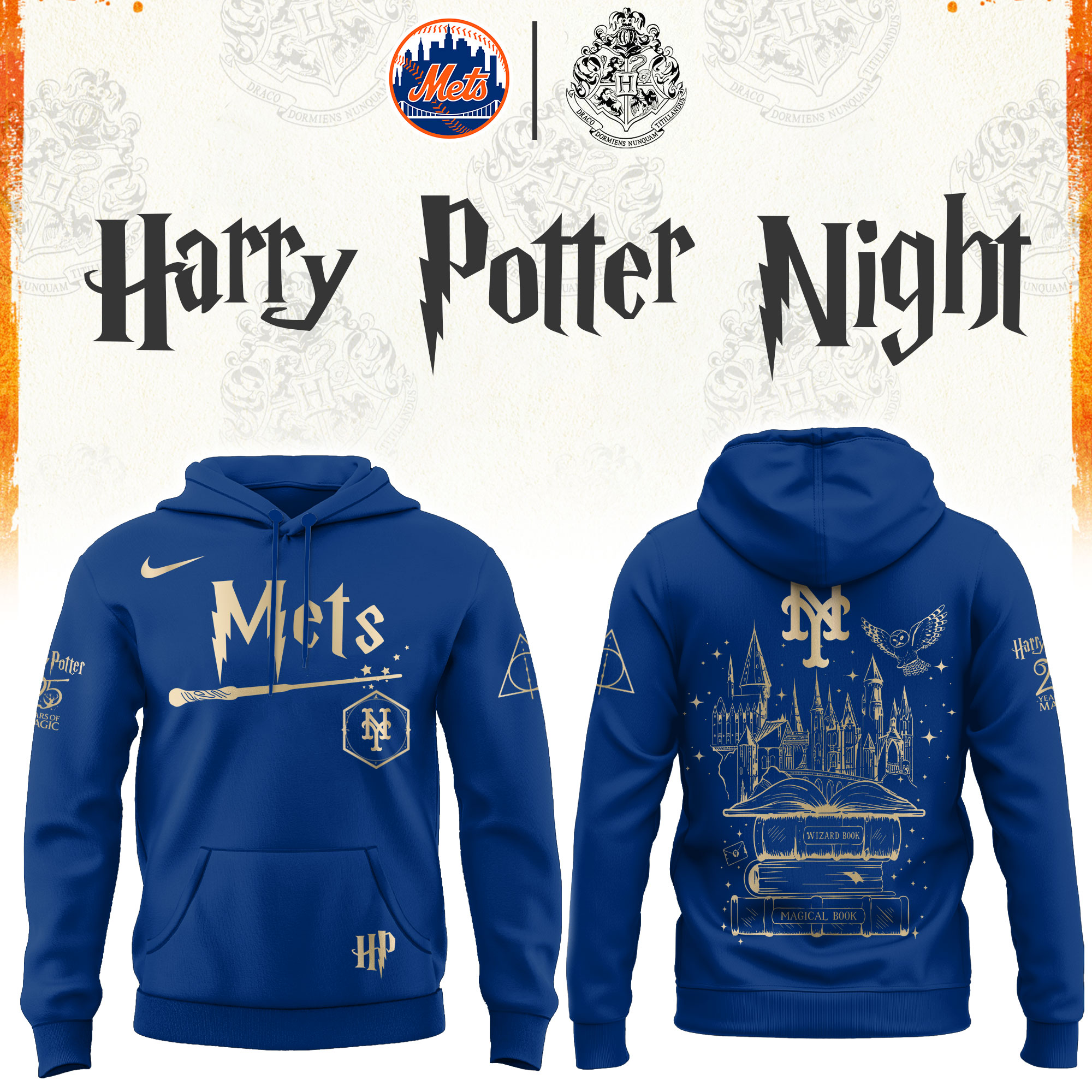 NY Mets Baseball Harry Potter Limited Edition Hoodie